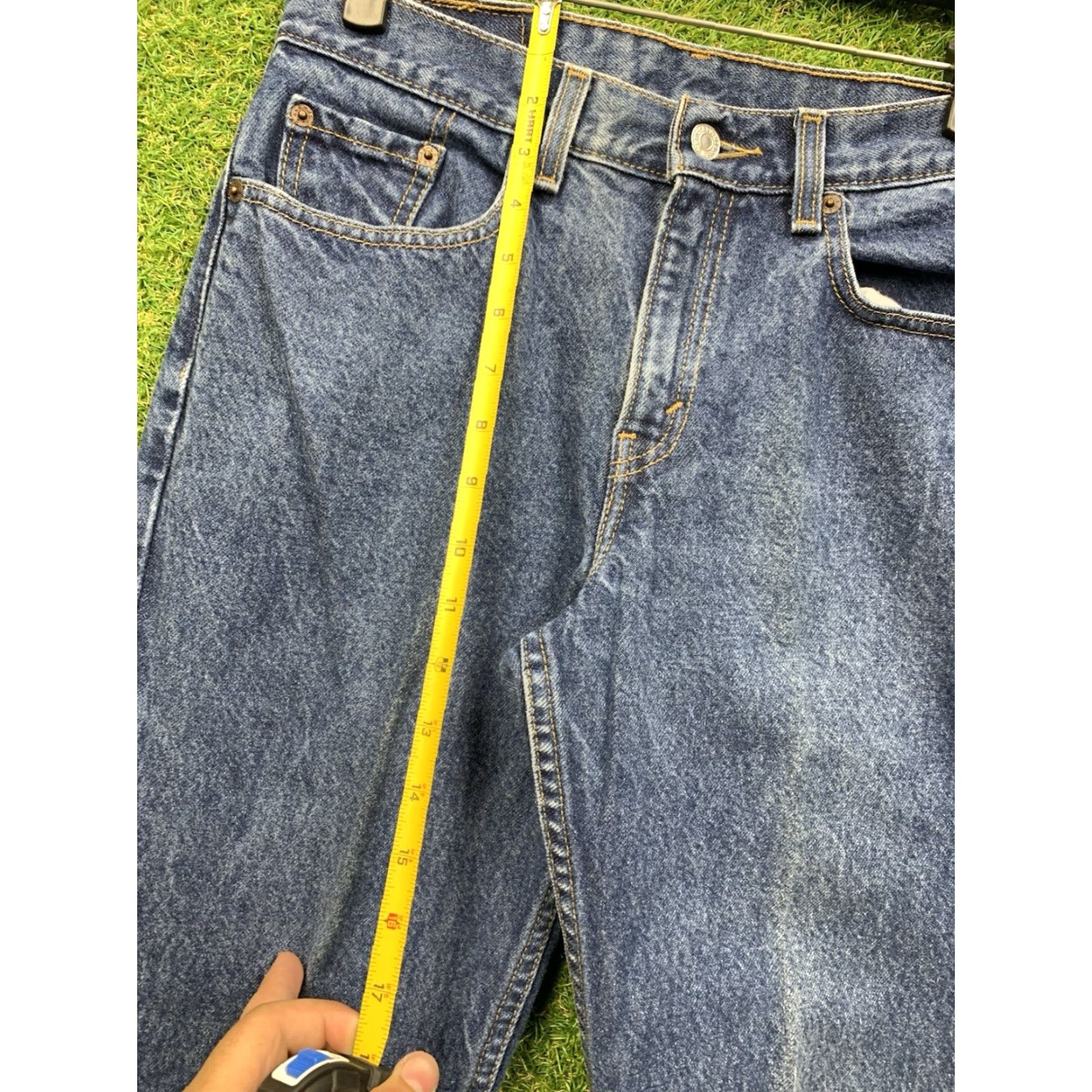 Levi's Levi's 515 Jeans Womens Regular Bootcut 8 Blue Denim 5-Pocket Mid Rise Zip Fly N/A Mens Girls Size 30" / US 8 / IT 44 - 6 Thumbnail