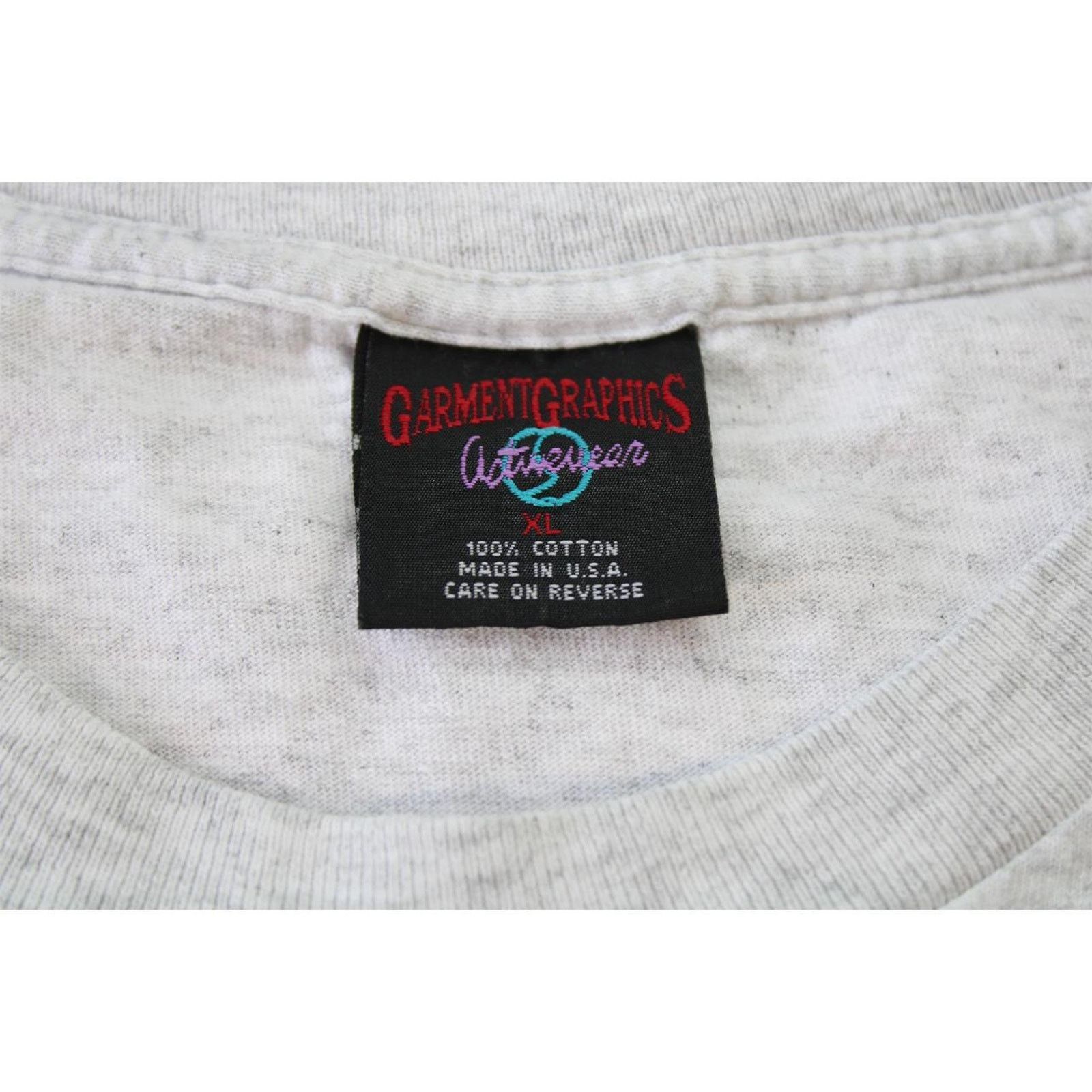 Vintage Grey 90's Vintage Sea Turtle "Dive Bloody Bay" Graphic Tee Size US XL / EU 56 / 4 - 3 Thumbnail