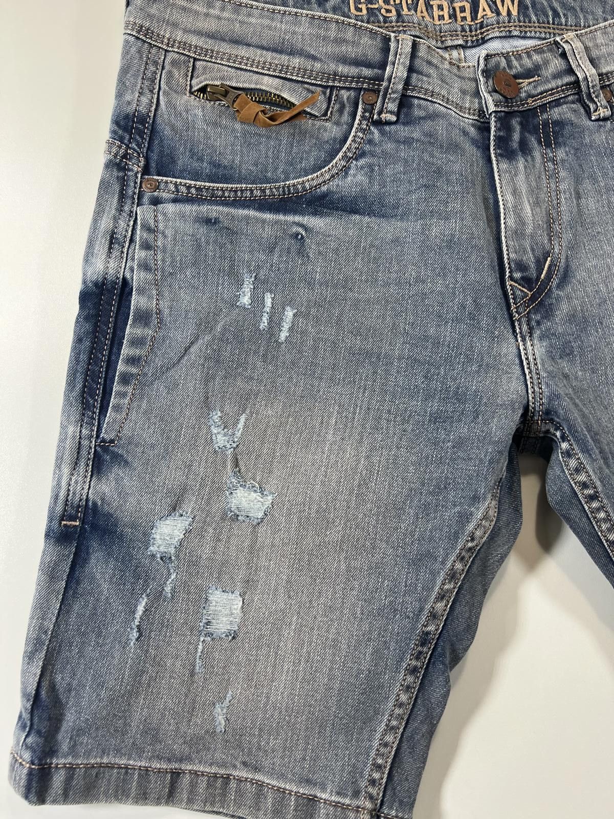 Other G-Star RAW Distressed Denim Shorts 32 Size US 32 / EU 48 - 3 Thumbnail