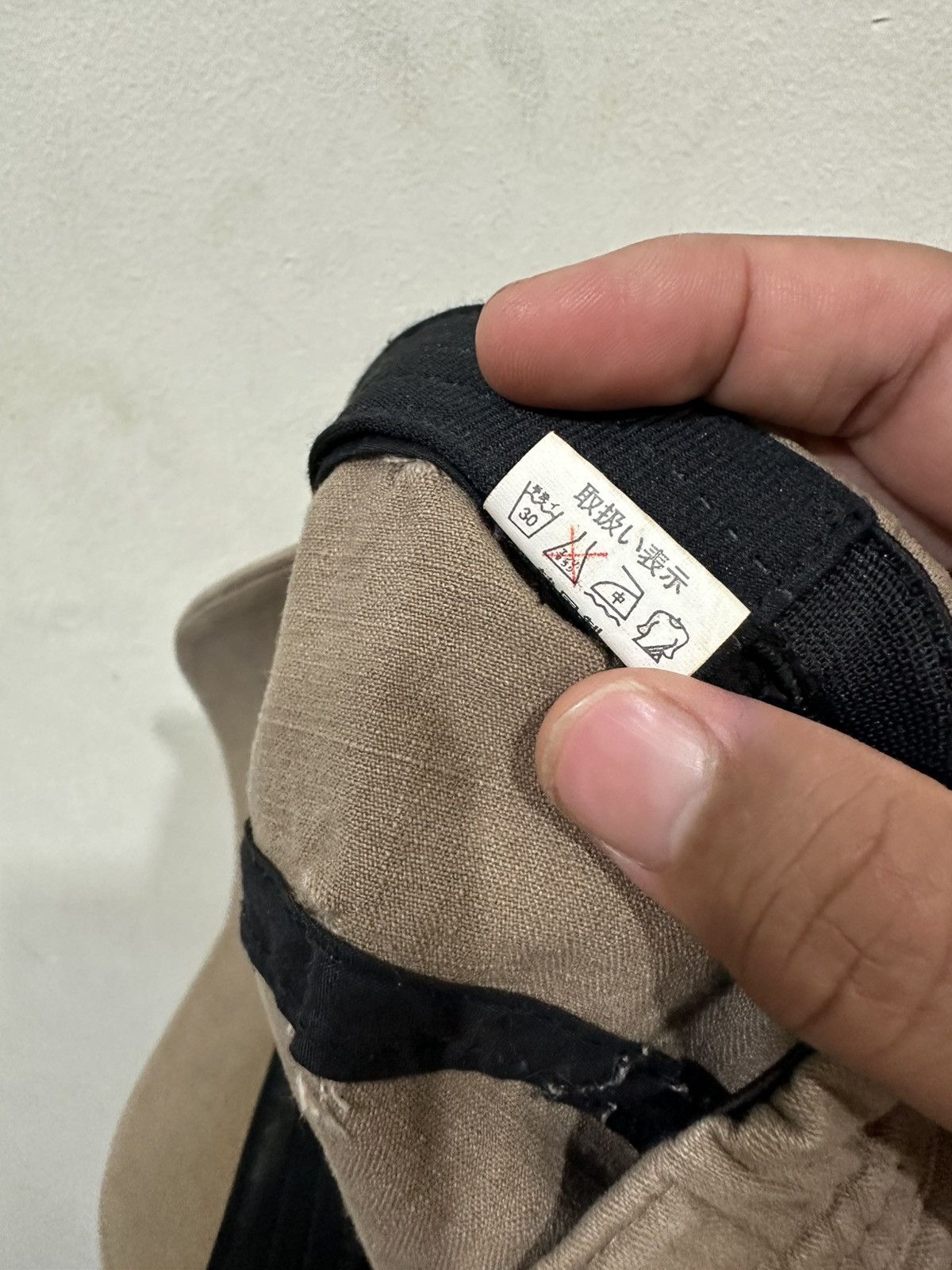 Japanese Brand 2000s Cadet Hat PUNK Distress Style Size ONE SIZE - 7 Thumbnail