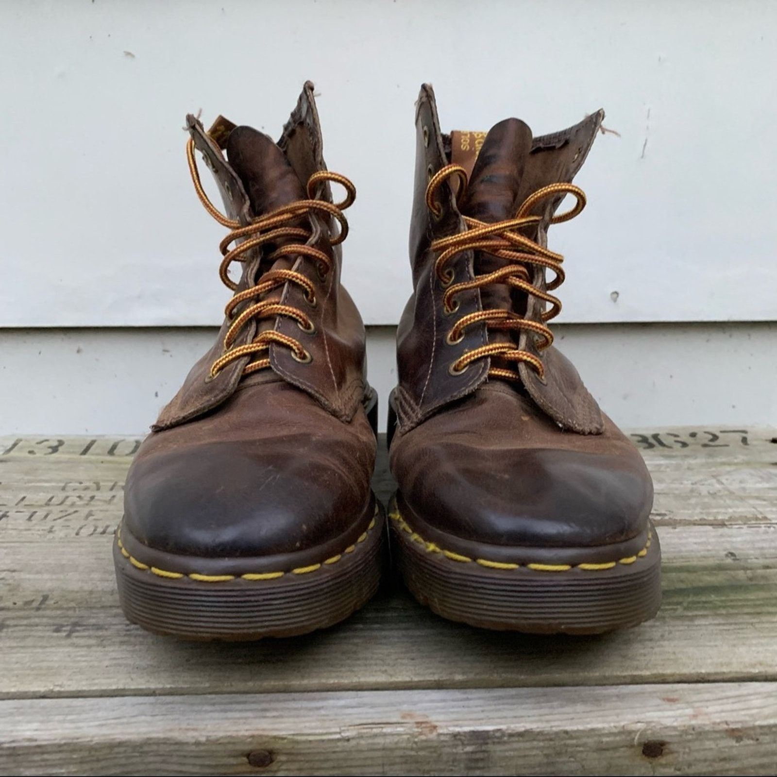 Dr. Martens Doc Dr Martens 1460 lace up boot brown Made in England UK8 Size US 10 / IT 40 - 5 Thumbnail