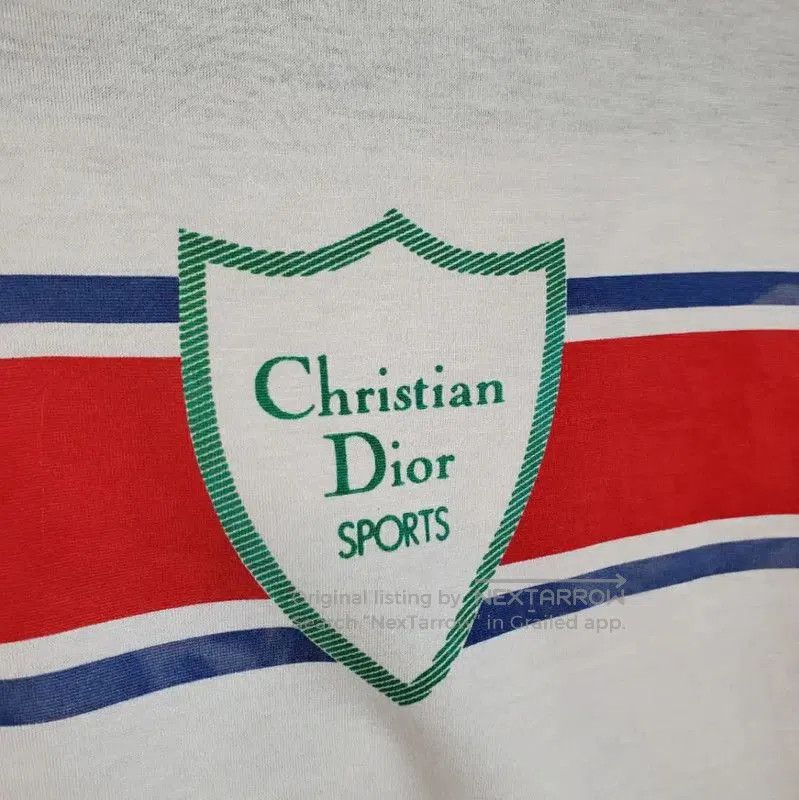 Dior Dior White Logo Short Sleeve T. Size M / US 6-8 / IT 42-44 - 5 Thumbnail
