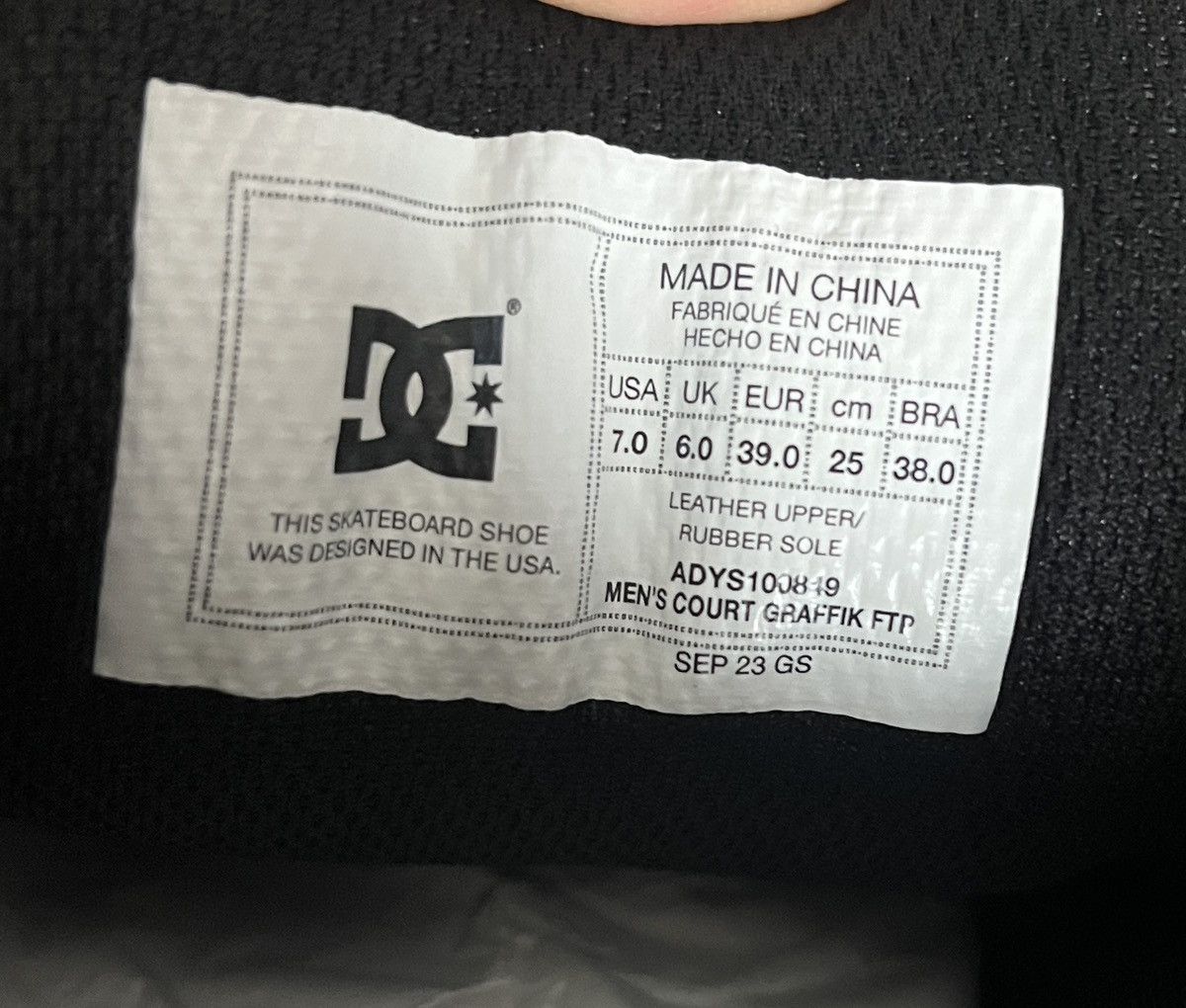 DC FTP x DC Friends and Family Court Graffik Shoes Sz 7 Size US 7 / EU 40 - 8 Thumbnail