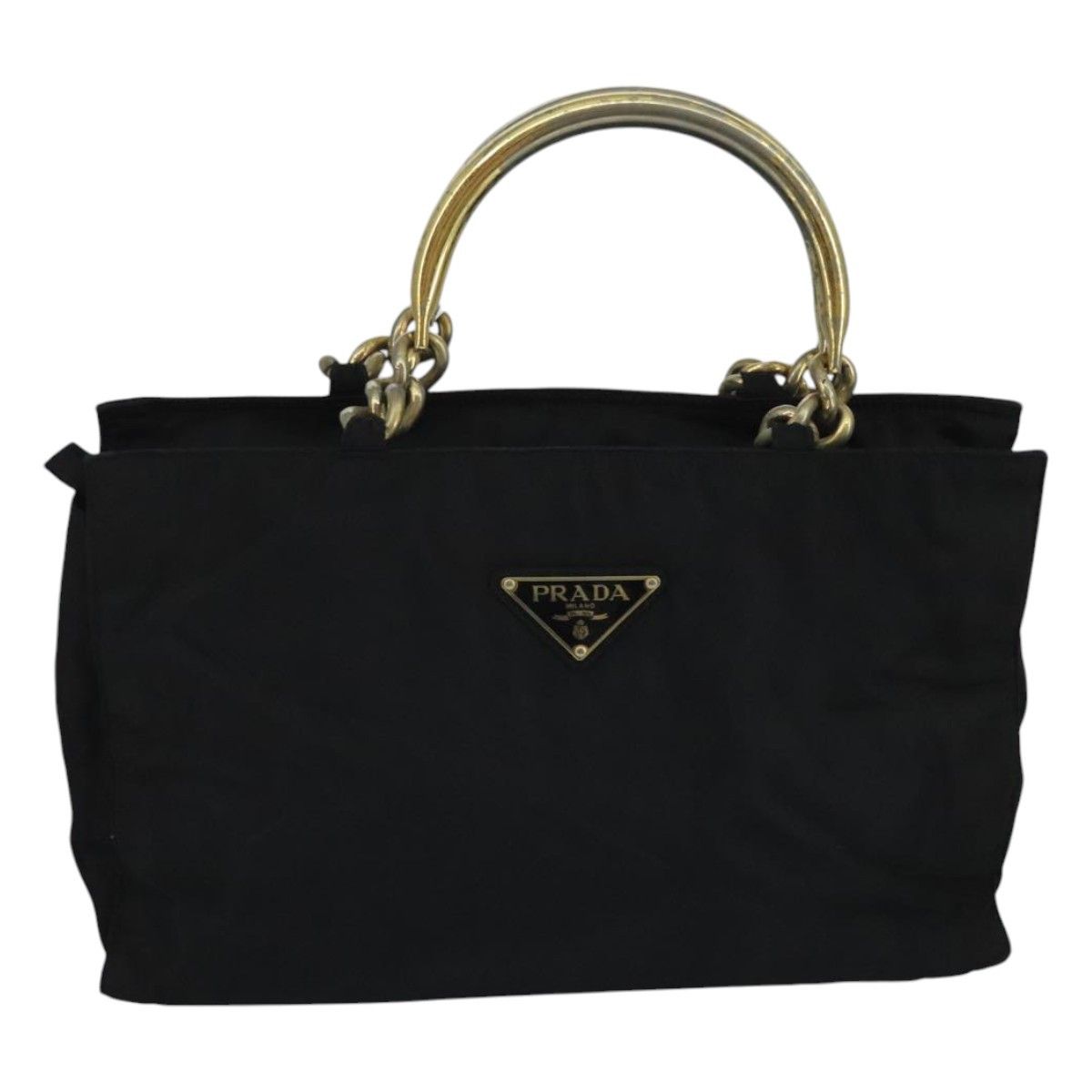 Prada Re-Nylon Black Synthetic Handbag (Pre-Owned) Size ONE SIZE - 1 Thumbnail