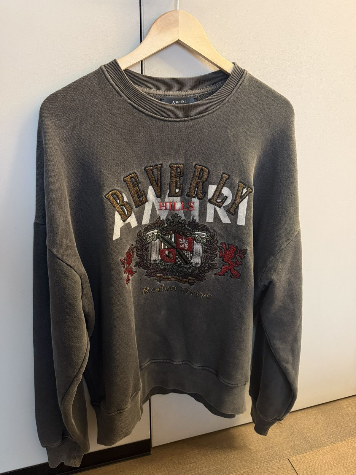 Amiri Amiri Grey Sweatshirt Beverly Hills Size US L / EU 52-54 / 3 - 1 Thumbnail