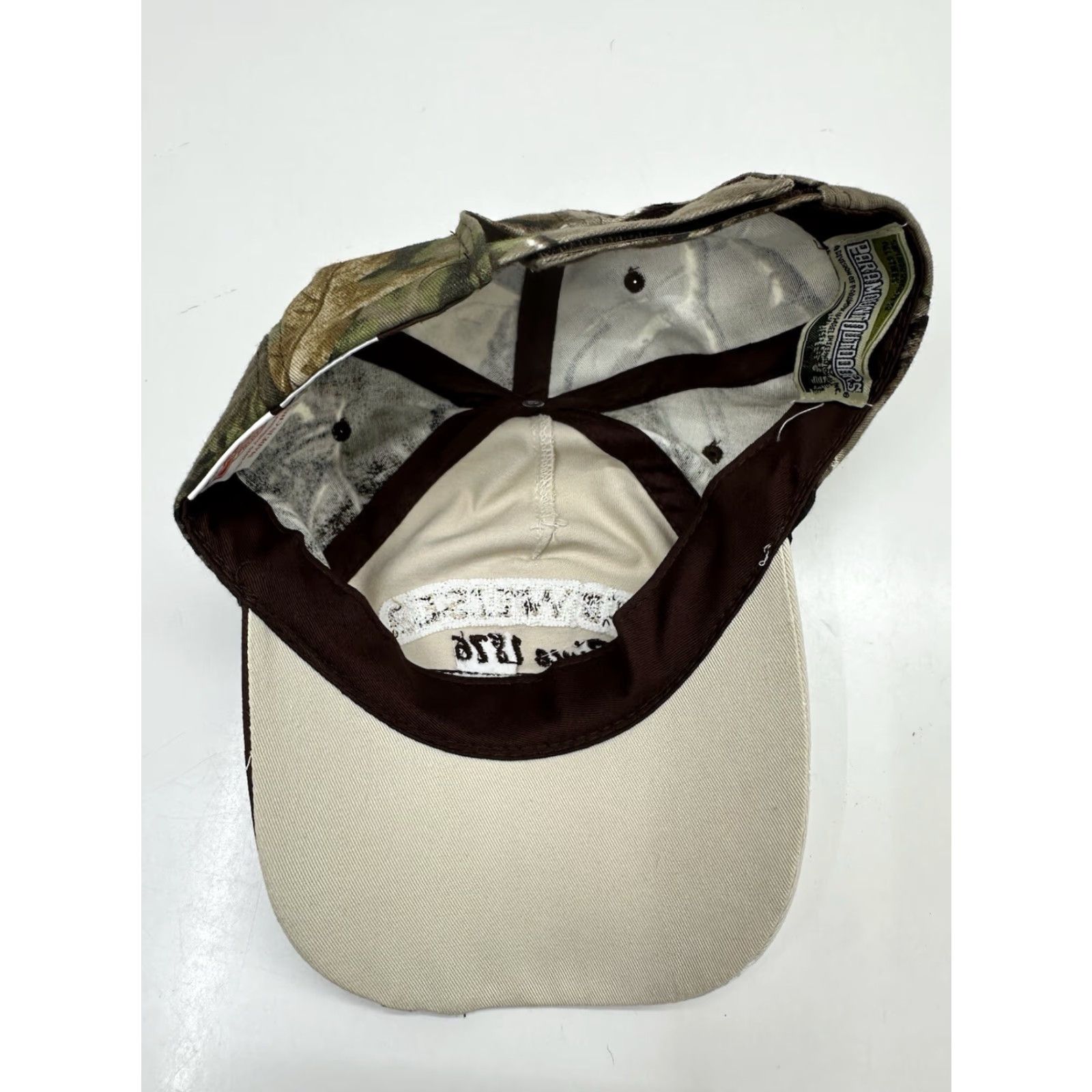 Budweiser Paramount Outdoors Baseball Hat Camo Budweiser Outdoor League Adjustable Cap Mens One Size Brown Camouflage Outdoor Baseball Cap Size ONE SIZE - 3 Thumbnail
