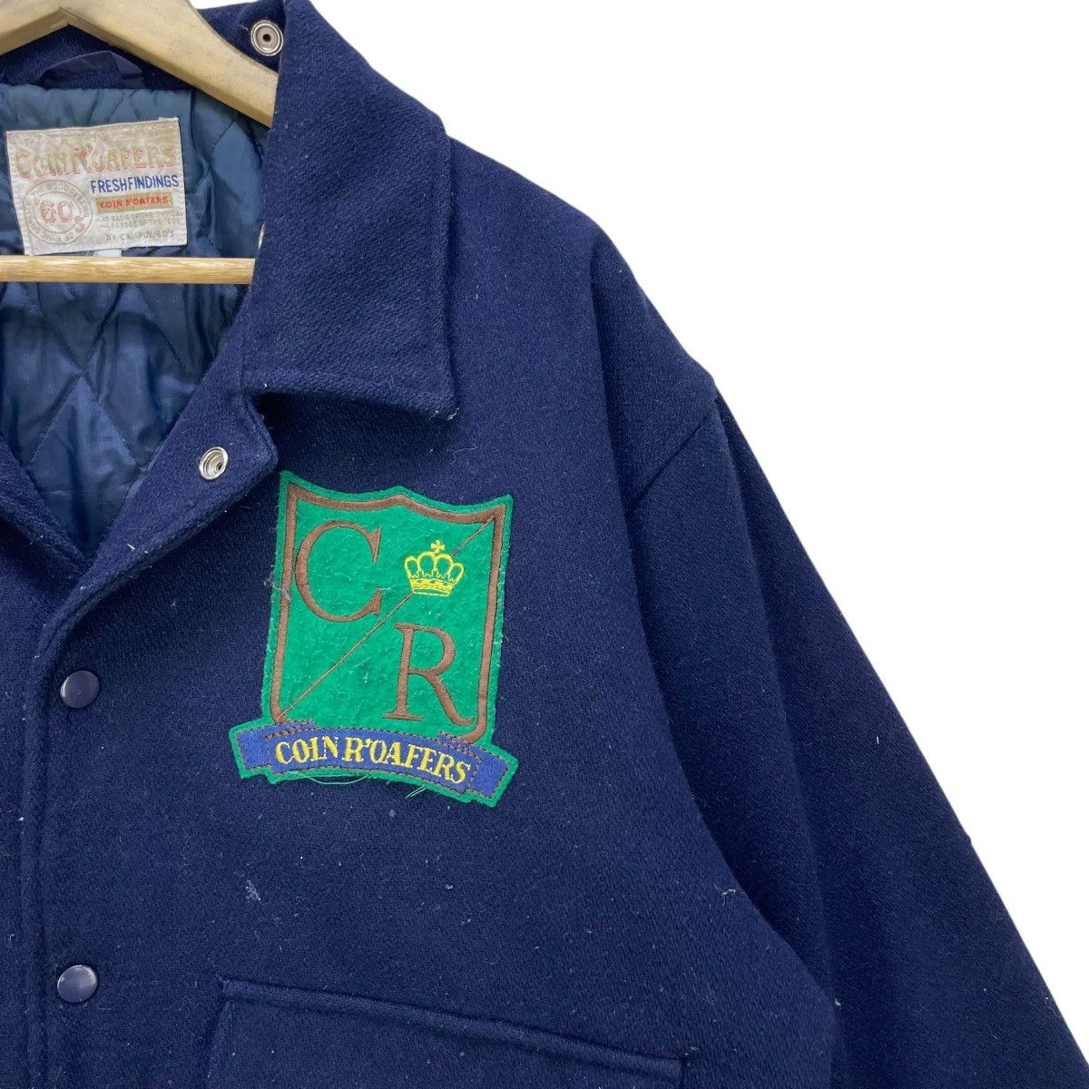 Vintage 💥Vintage Coin Roaffers 60s Bomber Varsity Hockey Ice Jacket Size US M / EU 48-50 / 2 - 6 Thumbnail
