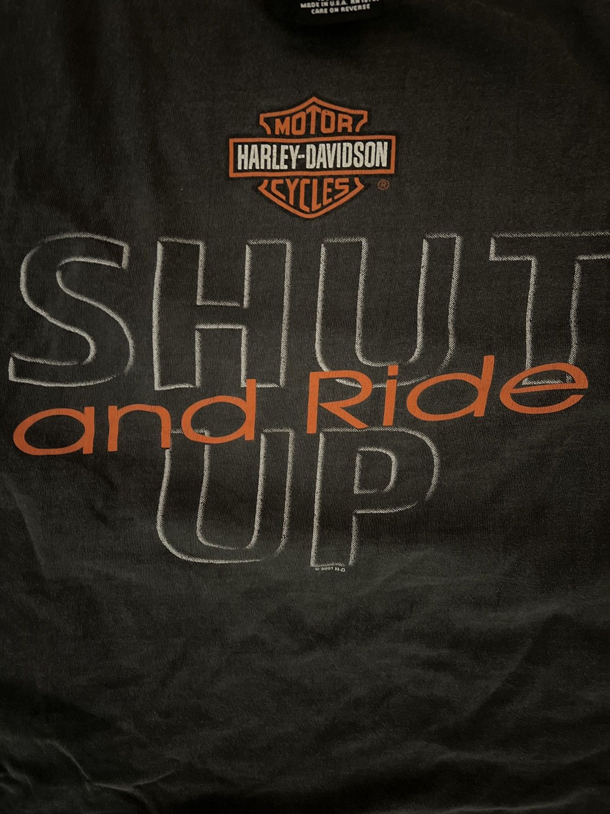 Harley Davidson Rare Harley shut up and ride Size US XL / EU 56 / 4 - 1 Thumbnail