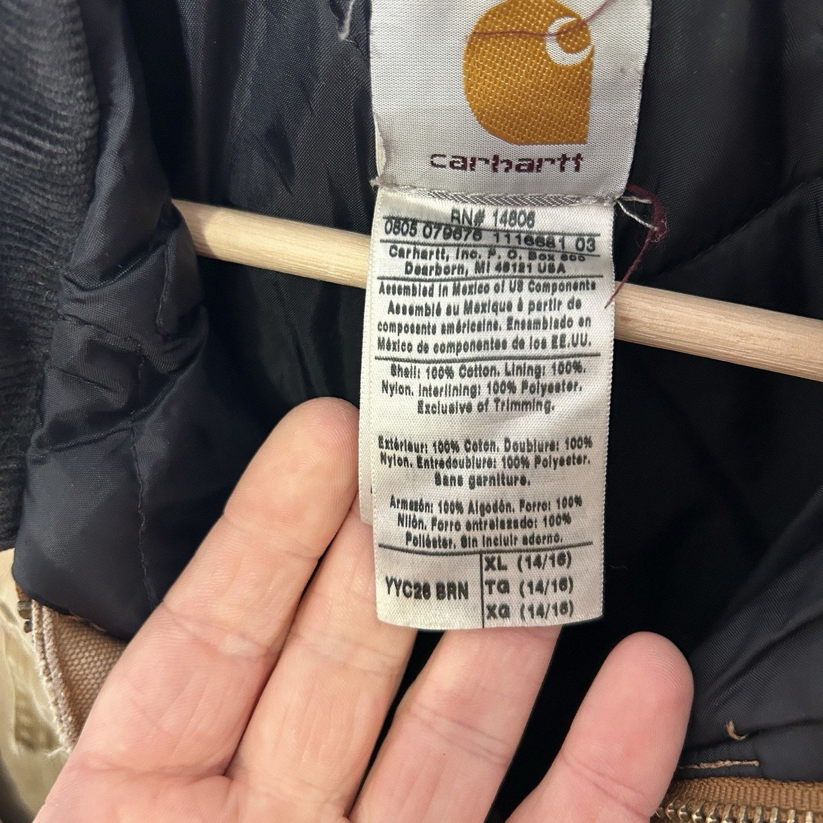 Carhartt Vintage Carhartt Quilted Artic Jacket “Brown” YYC26 BRN Size US S / EU 44-46 / 1 - 9 Thumbnail