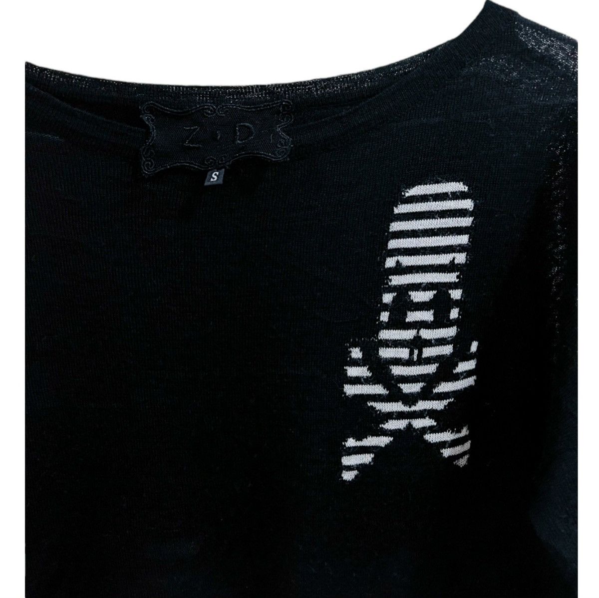 Japanese Brand Z.D skull sweater ☠️ Size S / US 4 / IT 40 - 4 Thumbnail