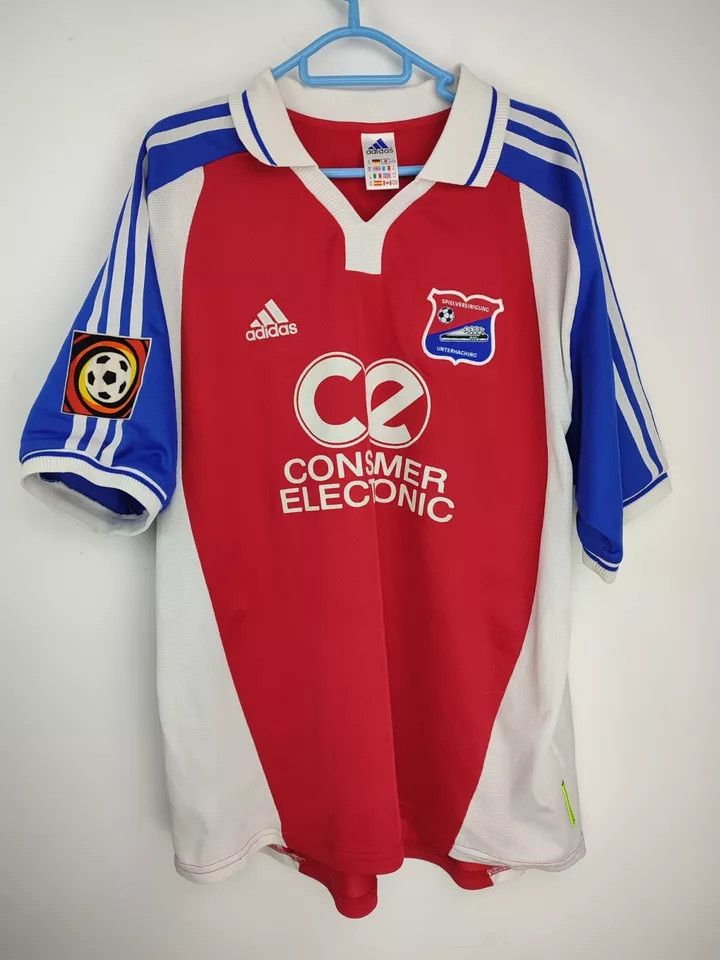 Adidas Spvgg Unterhaching home 2000-02 Matchworn #16 Spizak Size US XL / EU 56 / 4 - 8 Thumbnail