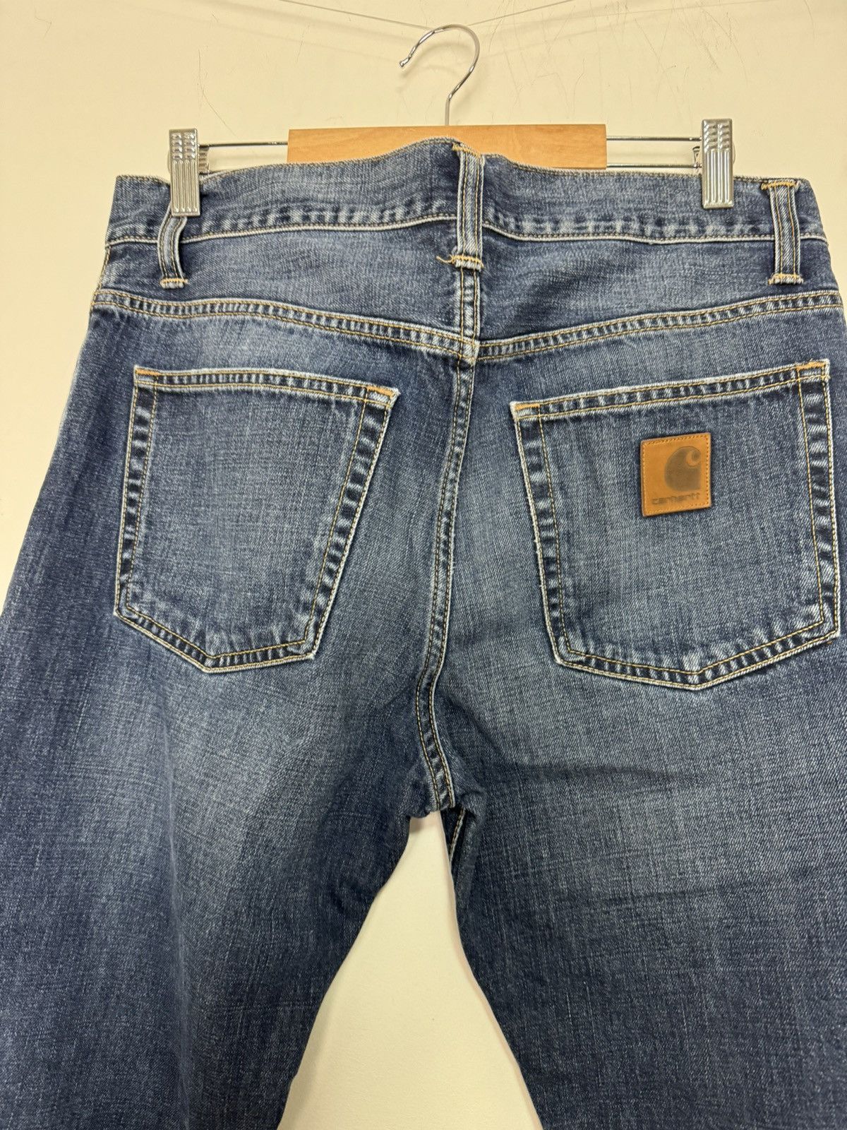 Carhartt Carhartt denim jeans selvedge davies pants streetwear work Size US 31 - 7 Thumbnail
