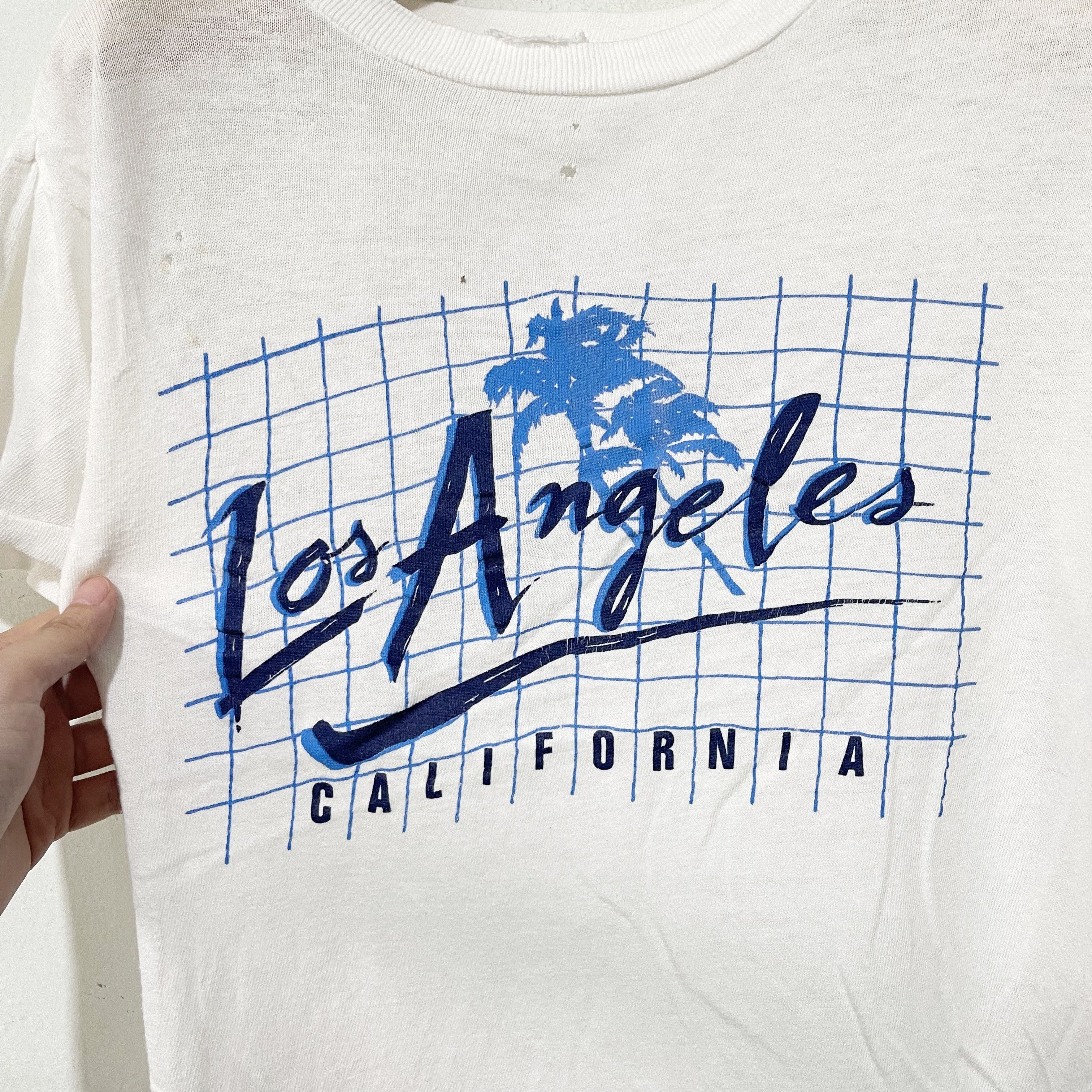 Vintage Vintage 80s Los Angeles California T-Shirt Size US XXS / EU 40 - 2 Thumbnail