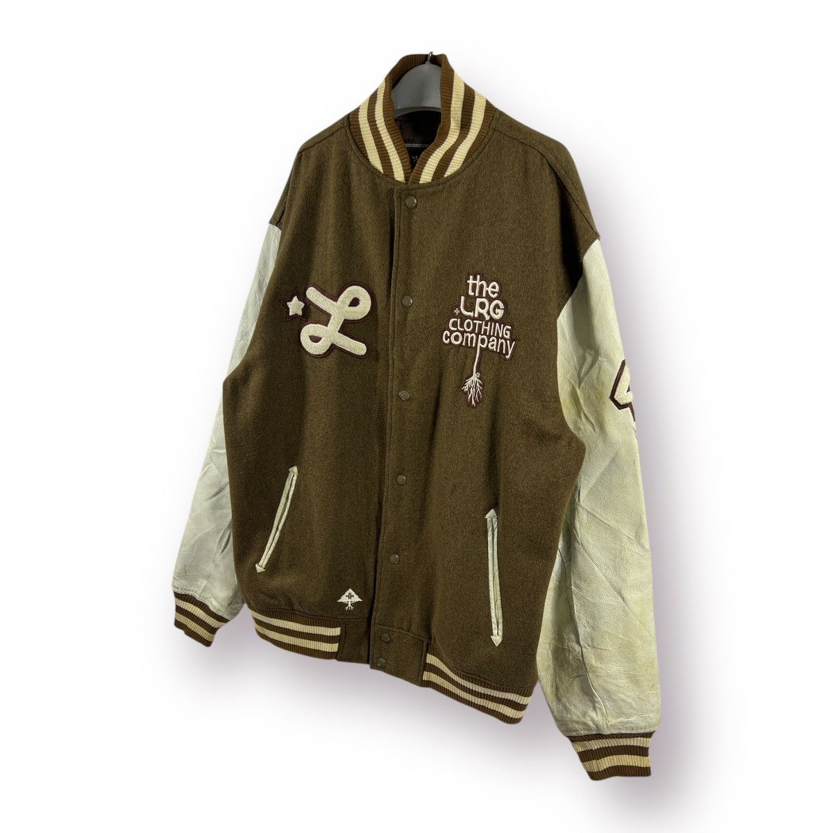 LRG 🔥 The LRG Clothing Company Leather Varsity - XL Size US L / EU 52-54 / 3 - 3 Thumbnail