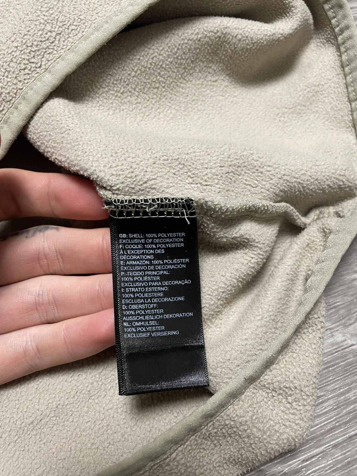 The North Face The North Face Beige Full Zip Fleece Size M Mens Size US M / EU 48-50 / 2 - 9 Thumbnail