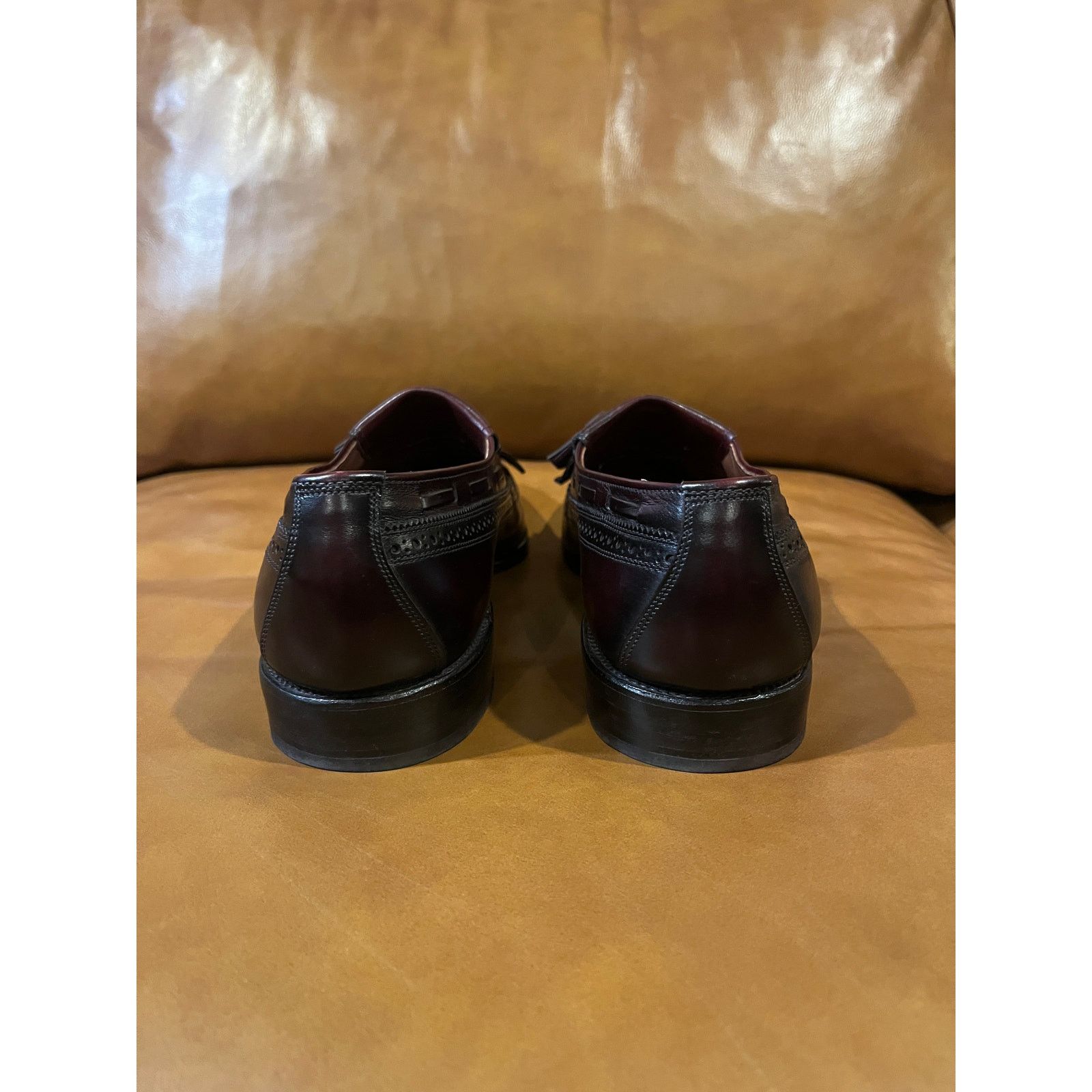 Allen Edmonds Allen Edmonds Arlington Wingtip Brogue Loafers Burgundy 9 Size US 9 / EU 42 - 5 Thumbnail