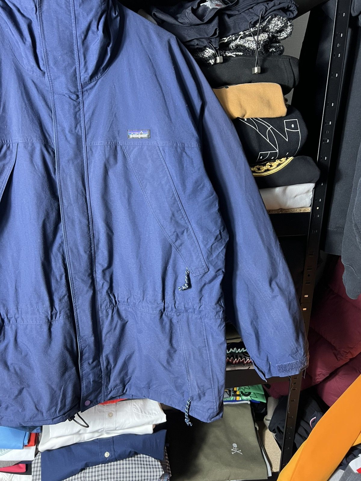 Patagonia 🧭 Patagonia Vintage Shell Jacket — Navy Blue Size L Size US L / EU 52-54 / 3 - 3 Thumbnail