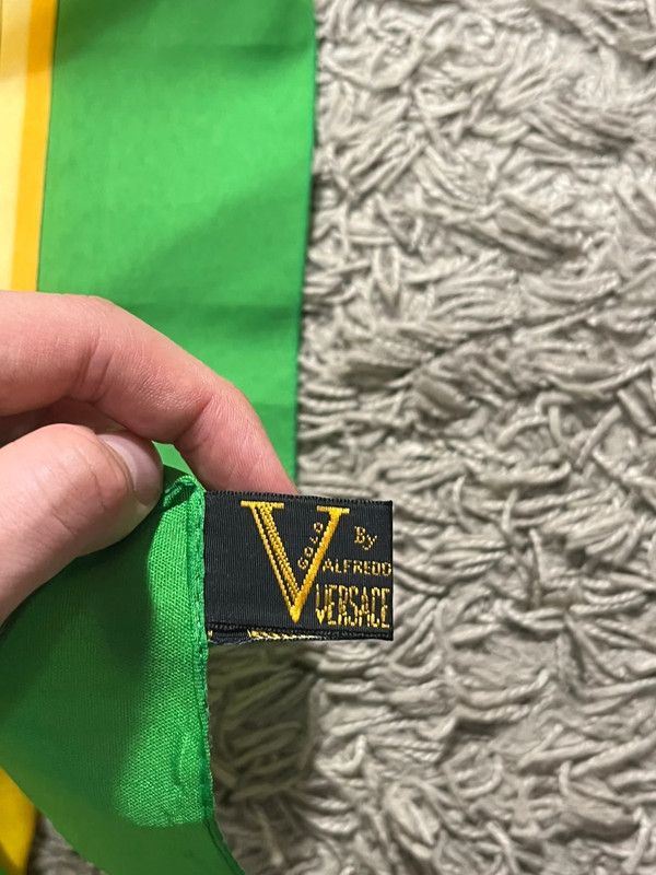 Designer × Versace Vintage Alfredo Versace foulard Size ONE SIZE - 8 Thumbnail
