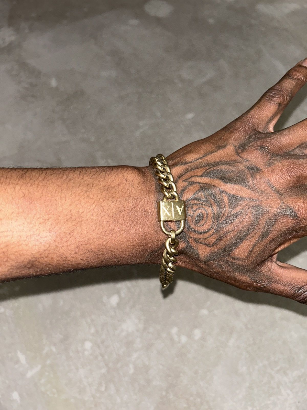 Emporio Armani Armani exchange gold bracelet Size 38 - 4 Thumbnail