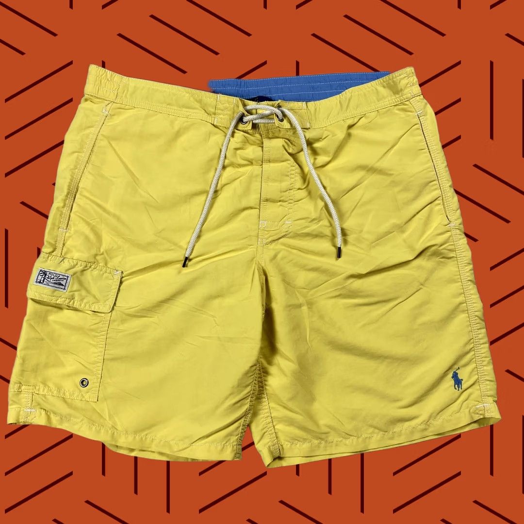 Polo Ralph Lauren Polo Ralph Lauren Yellow 8.5-Inch Kailua Classic Swimwear Trunks M Bottom Mens Size US M / EU 48-50 / 2 - 1 Thumbnail