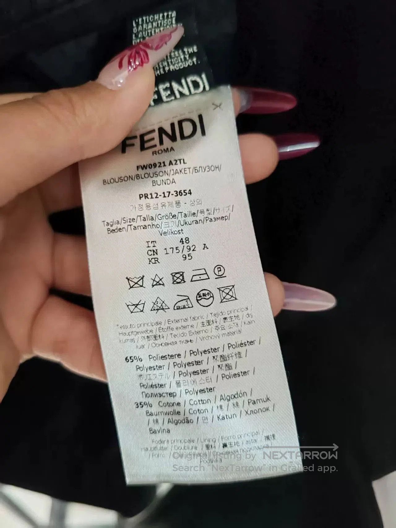 Fendi Fendi Double F Zip Jacket. Size US M / EU 48-50 / 2 - 4 Thumbnail
