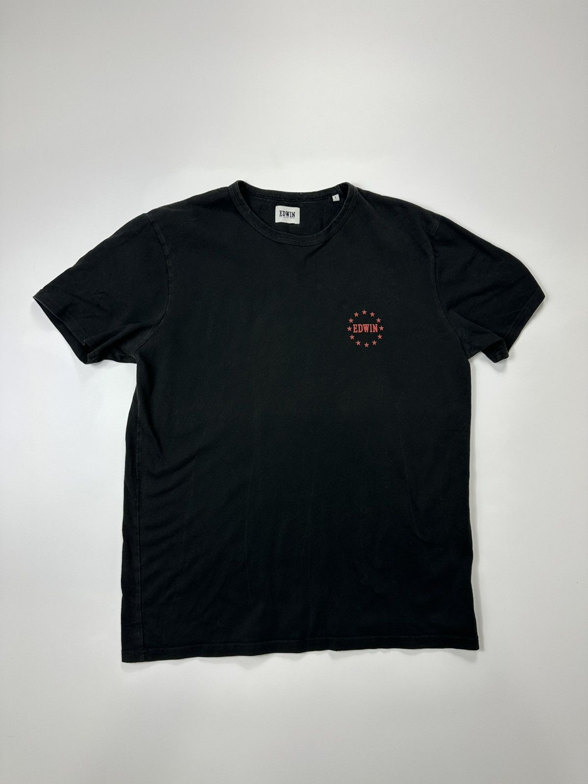 Edwin Edwin T-shirt Mini Logo Men's Black Size US L / EU 52-54 / 3 - 1 Thumbnail