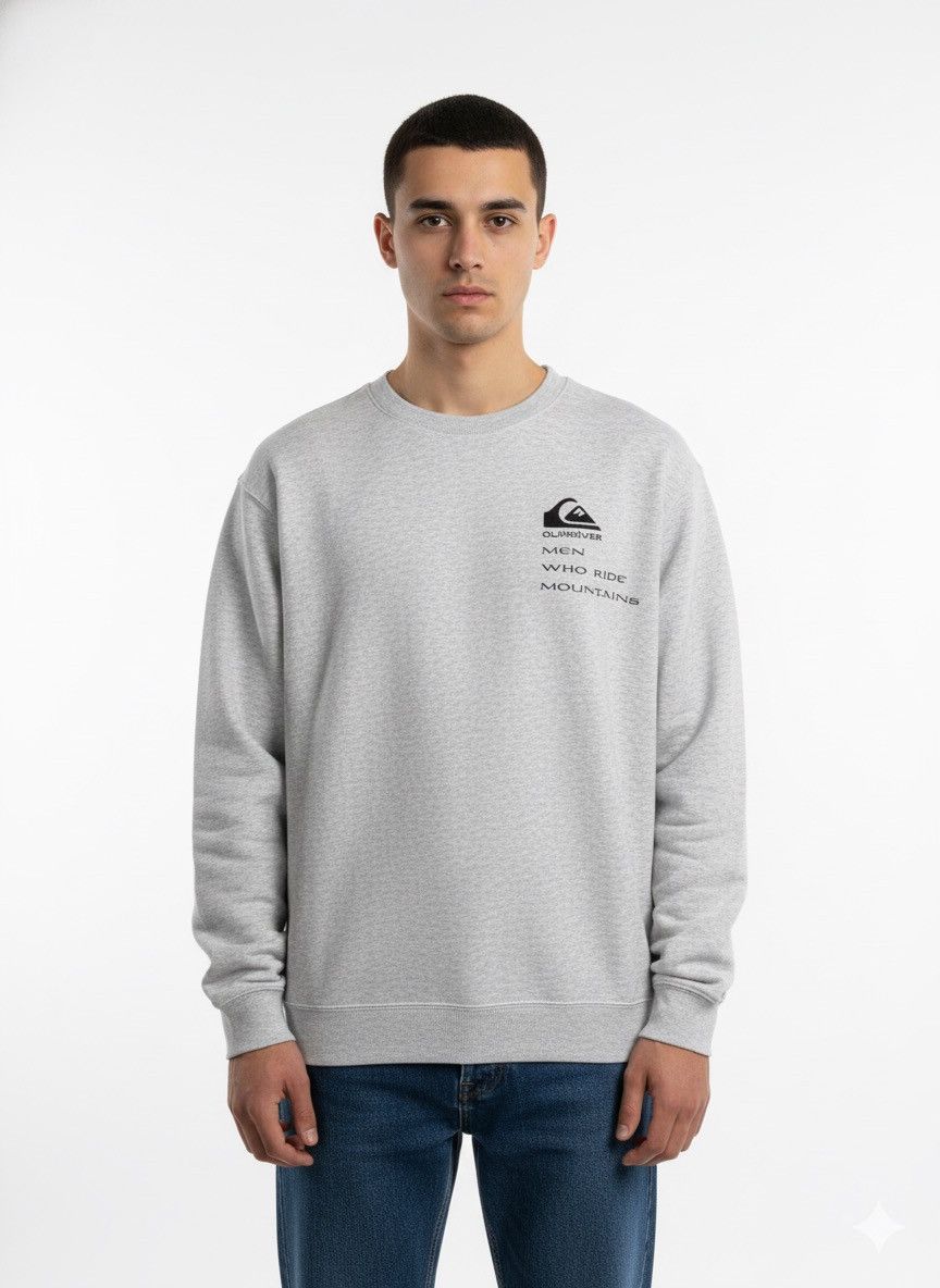 Quiksilver Vintage Quiksilver Men Who Ride Mountains Crewneck Z229 Size US XL / EU 56 / 4 - 2 Thumbnail