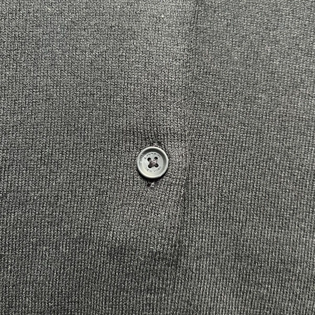 Coach Coach Black Cardigan Sweater Streetwear Luxury Designer Size XXS / US 00 / IT 34 - 4 Thumbnail
