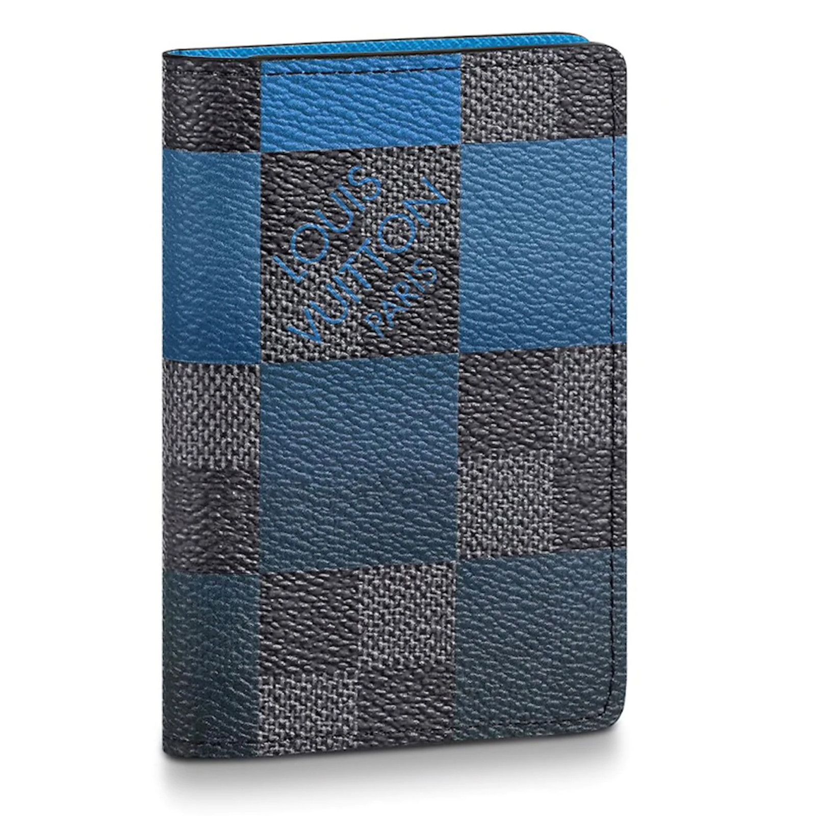 Louis Vuitton Louis Vuitton Blue Monogram Logo Pocket Organizer Wallet Size ONE SIZE - 1 Thumbnail