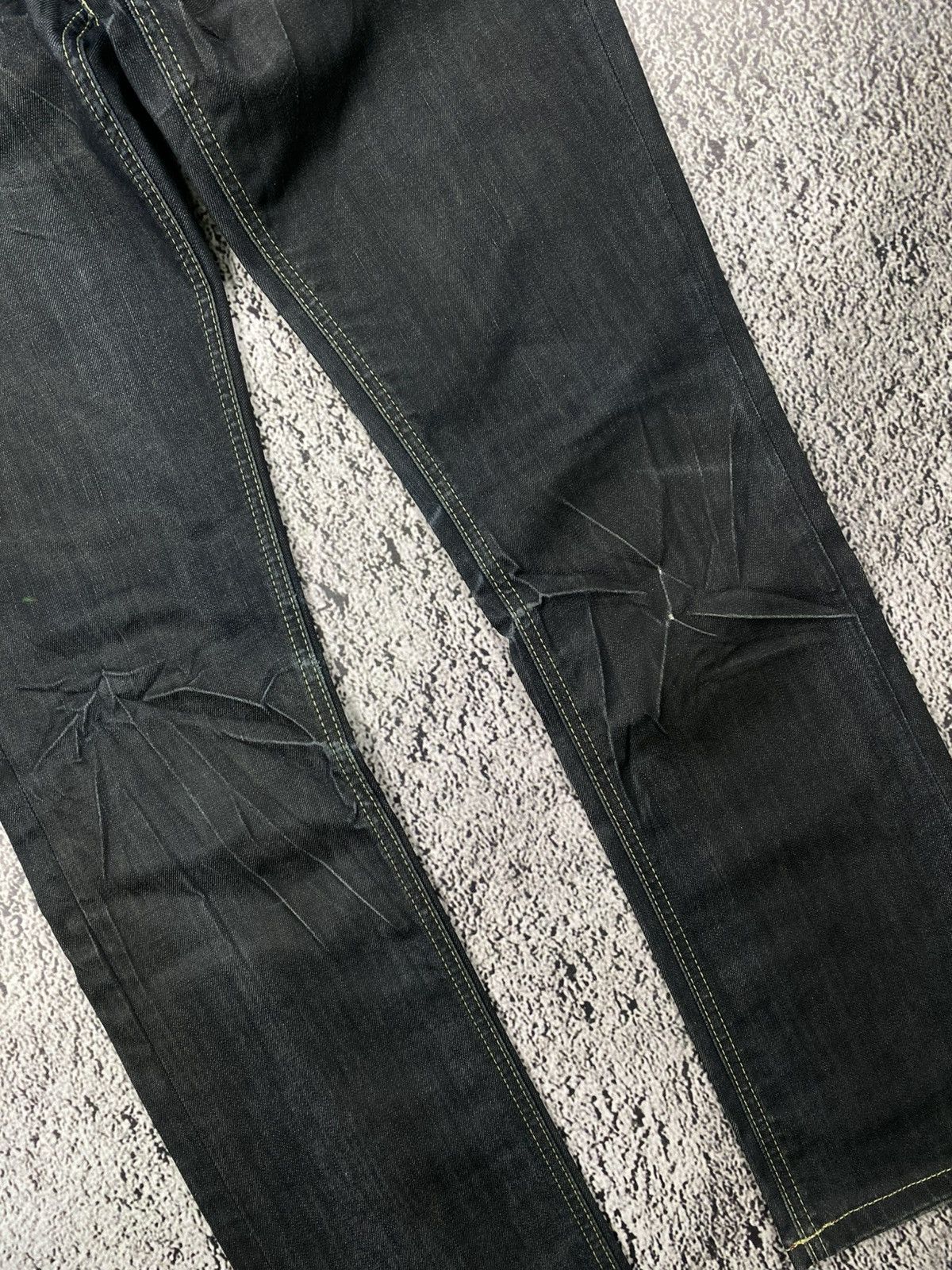 Vintage Vintage Y2K faded denim jeans Japanese size 29 Size US 29 - 5 Thumbnail