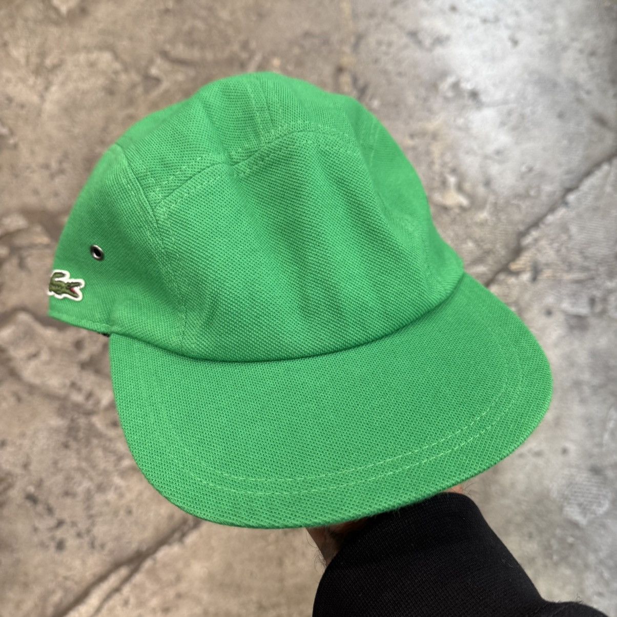 Lacoste × Supreme Supreme Lacoste Pique Knit Camp Cap Size ONE SIZE - 1 Thumbnail