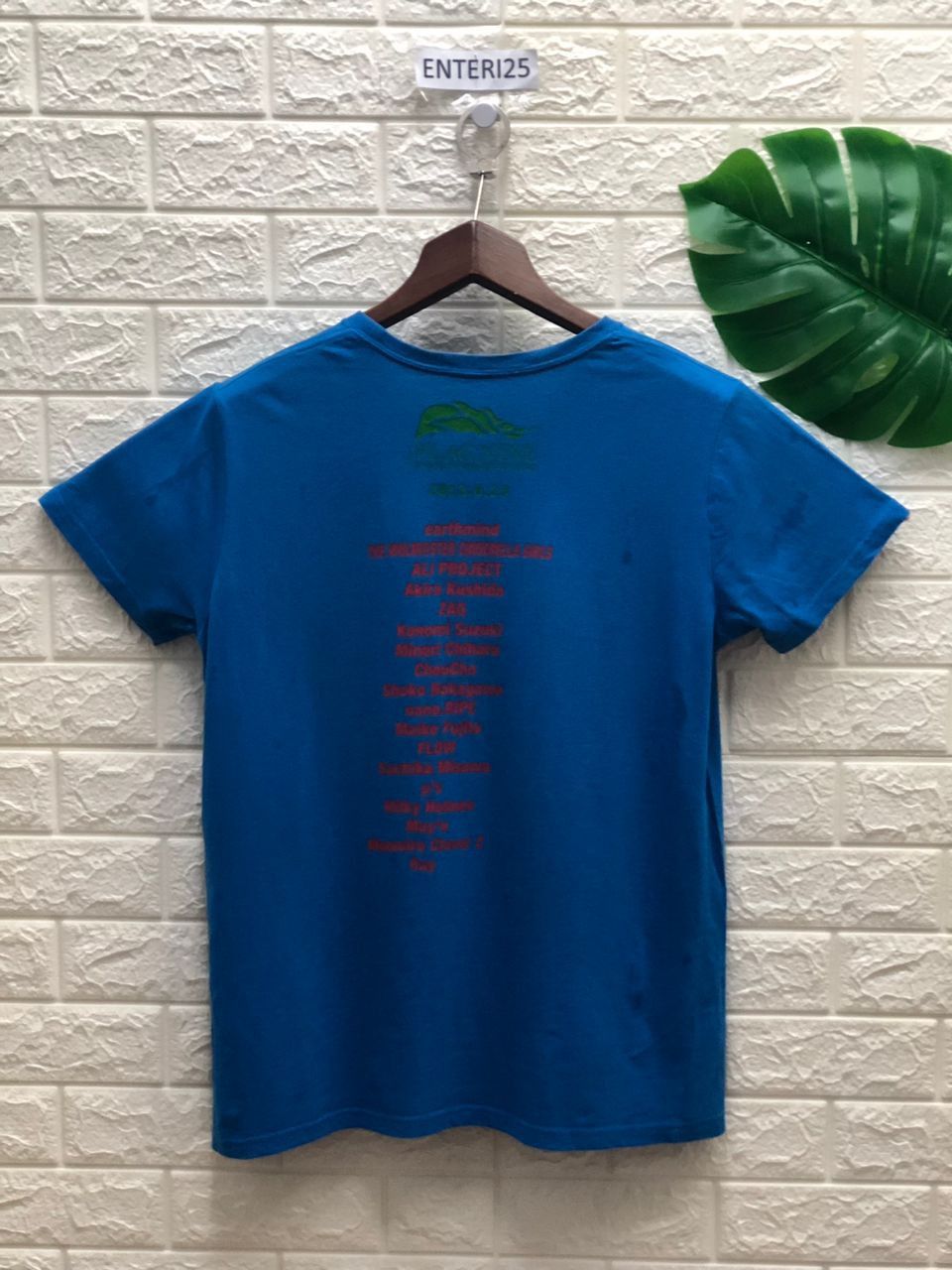 Band Tees Vintage blue Flag Nine Animelo Summer Tour Tee live 2013 Size US L / EU 52-54 / 3 - 6 Thumbnail
