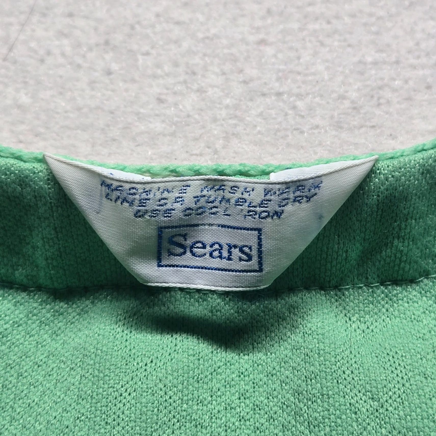 Sears Vintage Sears Cardigan Women's Small Green 80s Retro Knit Polyester Casual Short Sleeve Size S Winter Spring Summer Womens Size S / US 4 / IT 40 - 3 Thumbnail