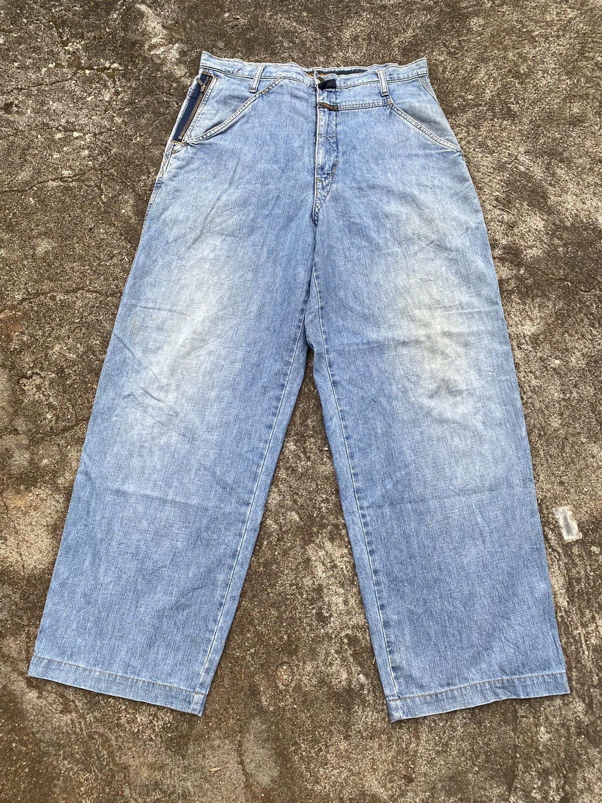 MFG baggy pants faded blue