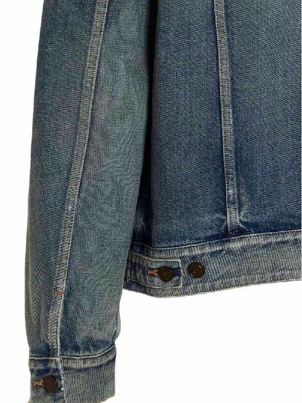Saint Laurent Paris o1la1rc1a1225 710043 Classic Denim Jacket in Blue Size US M / EU 48-50 / 2 - 4 Thumbnail