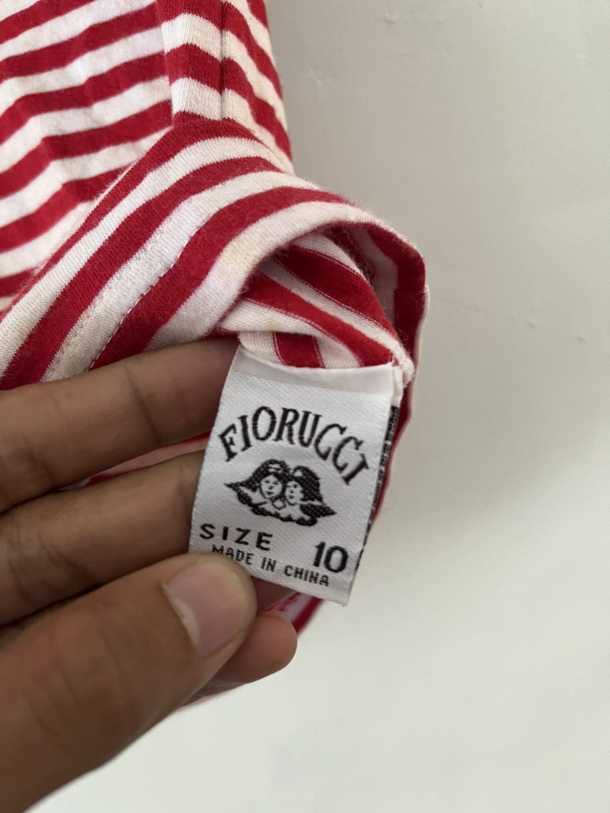 Fiorucci 2000s fiorucci striped poloshirt Size S / US 4 / IT 40 - 6 Thumbnail