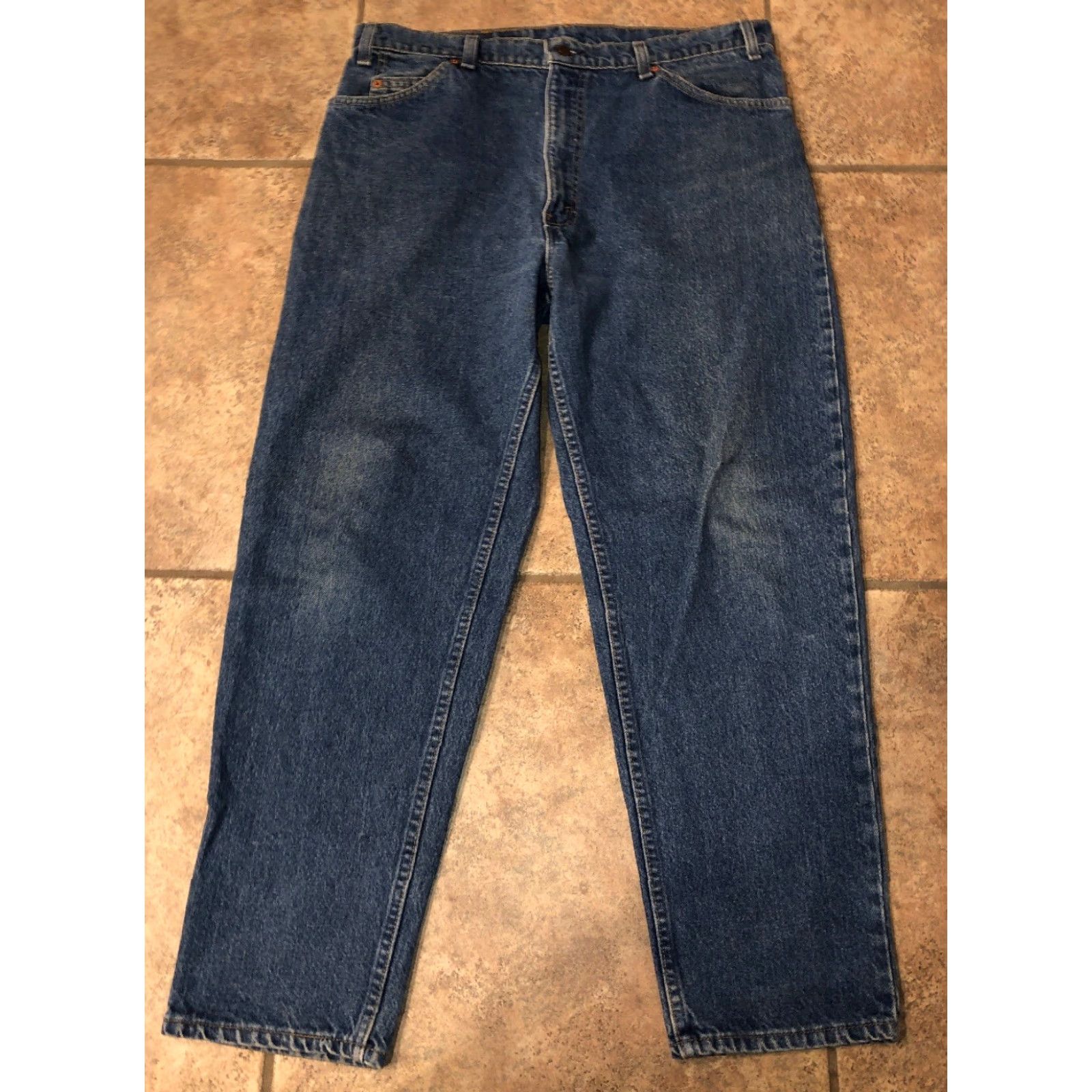 Levi's VINTAGE Levi’s Co Mens Orange Tab Blue Jeans Size 38 X 30 Casual Straight Bottoms Mens Size US 38 / EU 54 - 2 Thumbnail