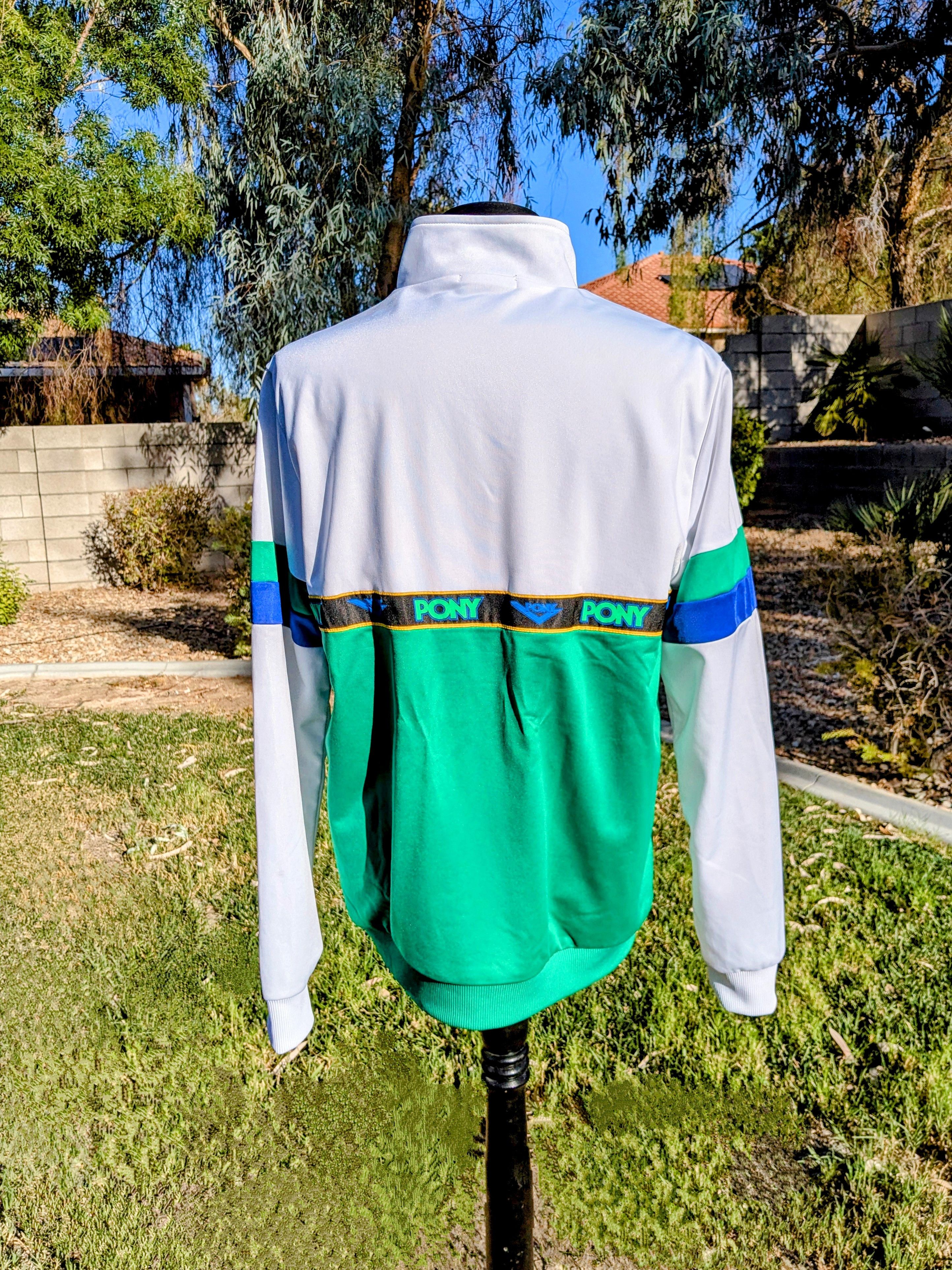 PONY Pony 1/4 Zip Pullover Windbreaker Anorak Unisex Track Jacket Size US S / EU 44-46 / 1 - 4 Thumbnail