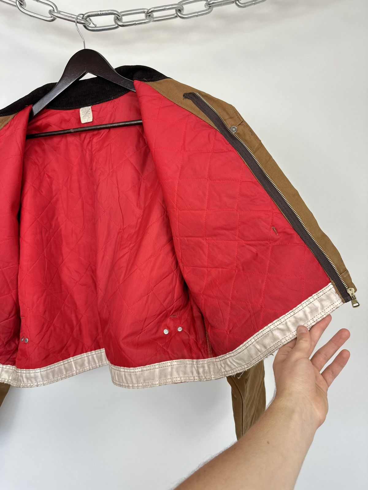 Carhartt Vintage 70s Carhartt USA Cropped Boxy Baggy Detroit Jacket Size US M / EU 48-50 / 2 - 19 Thumbnail