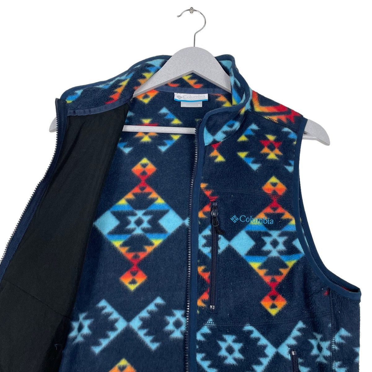 Japanese Brand × Native 💥NATIVE COLUMBIA MICRO FLEECE ZIPPER VEST Size US M / EU 48-50 / 2 - 9 Thumbnail