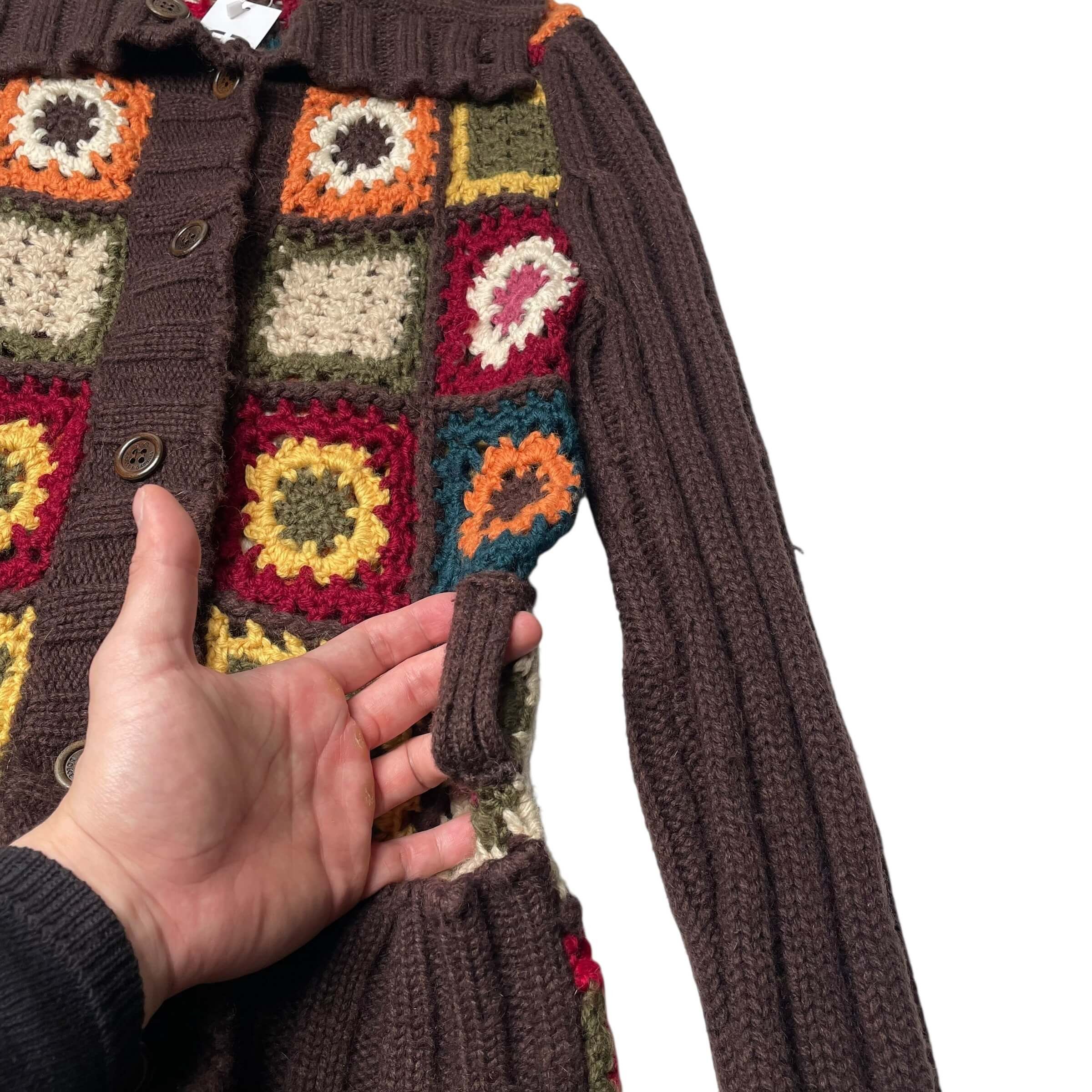 Dolce & Gabbana Dolce&gabbana wool blend crochet knit coat Size M / US 6-8 / IT 42-44 - 10 Thumbnail