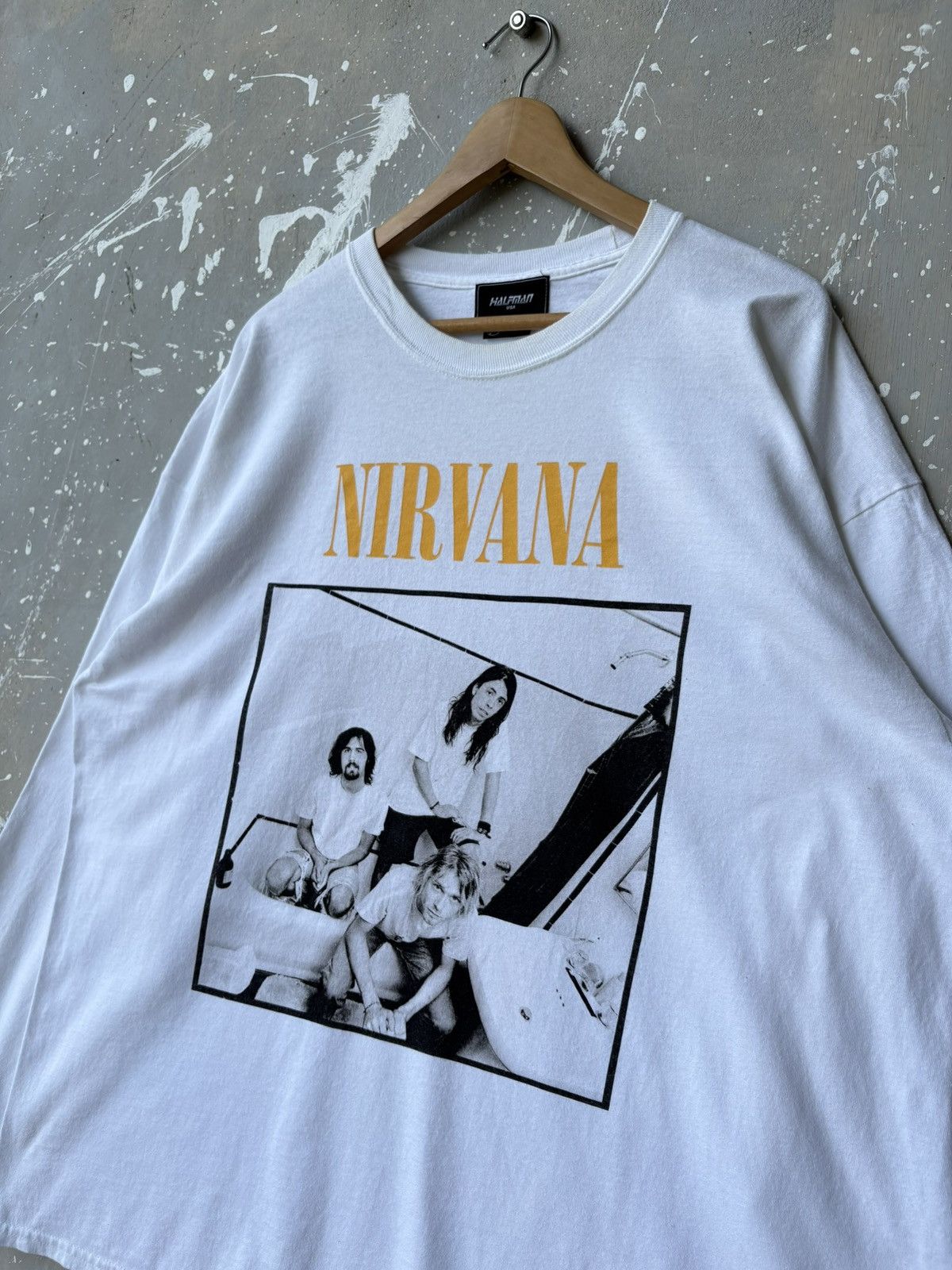 Nirvana Nirvana Band Copyright 2017 Long Sleeve Tshirt Size US XL / EU 56 / 4 - 2 Thumbnail