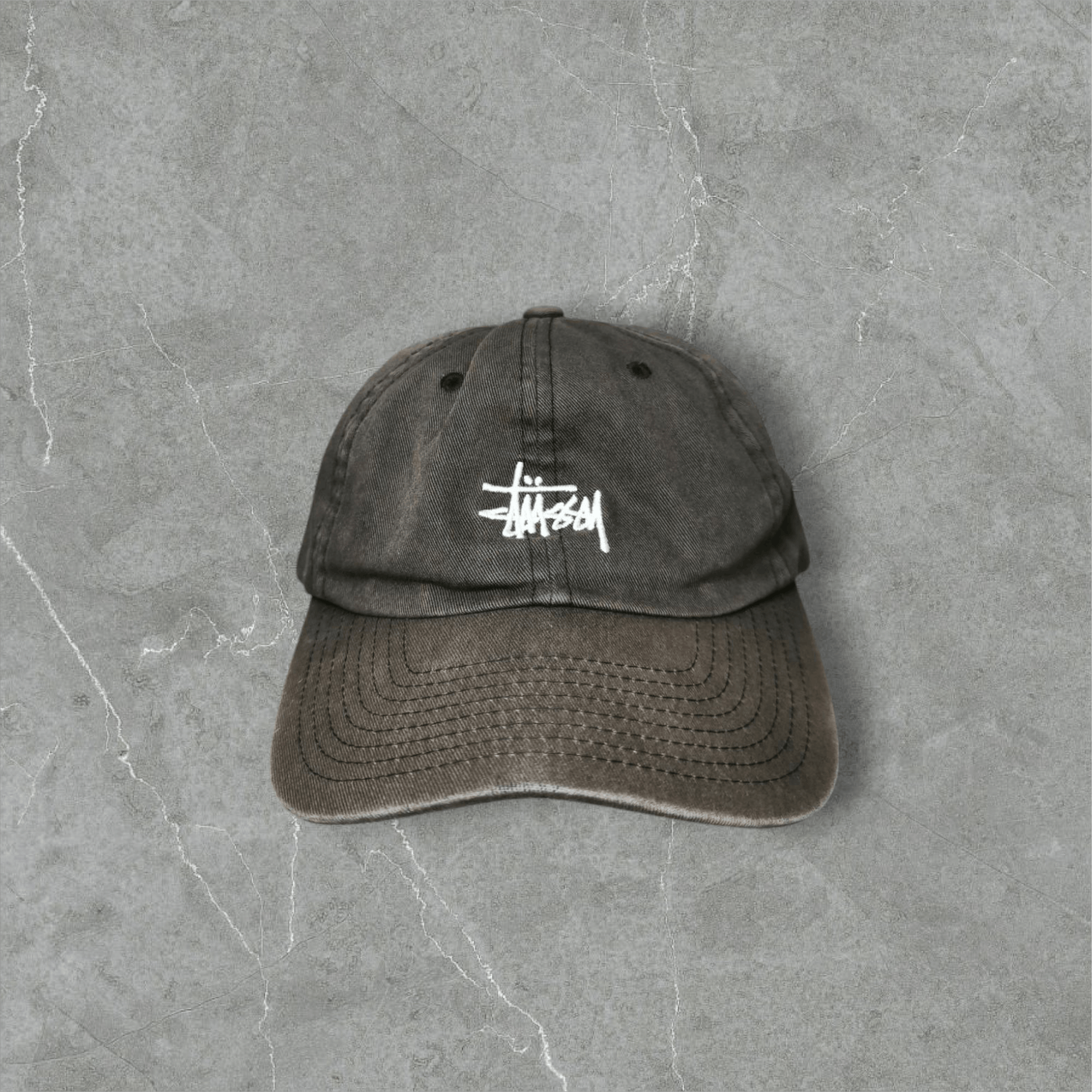 Stussy Black Dad Cap Size ONE SIZE - 3 Thumbnail