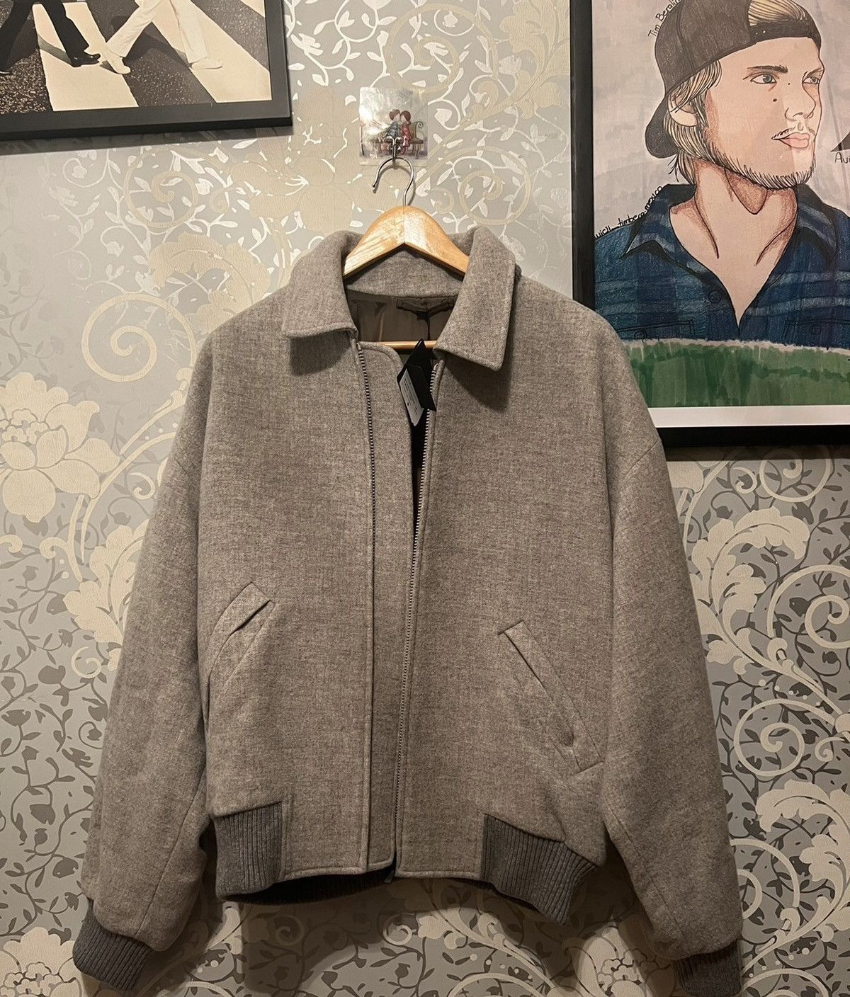 Ermenegildo Zegna Fear of God Streetwear Fear of god fog zegna wool jacket grey Grailed