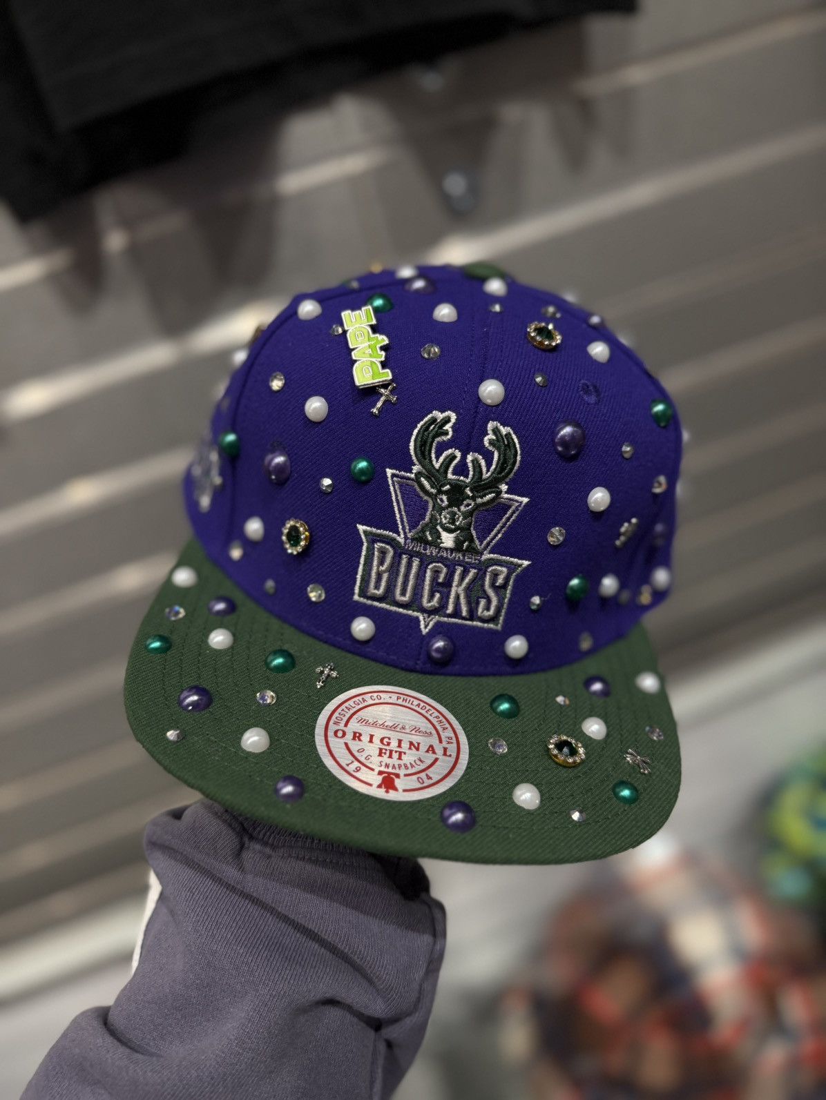 Other PAPE Snapback Hat Stone Crystal Brand New Size ONE SIZE - 4 Thumbnail