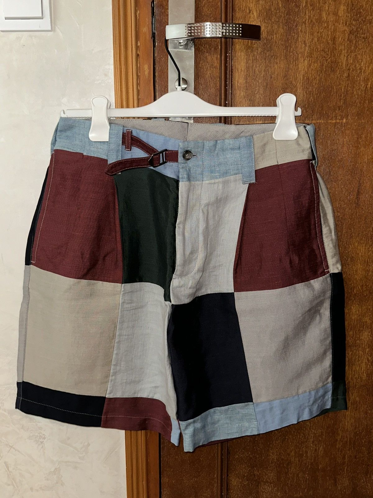 Dolce & Gabbana Dolce & Gabbana Cotton and linen patchwork shorts Size US 34 / EU 50 - 1 Thumbnail