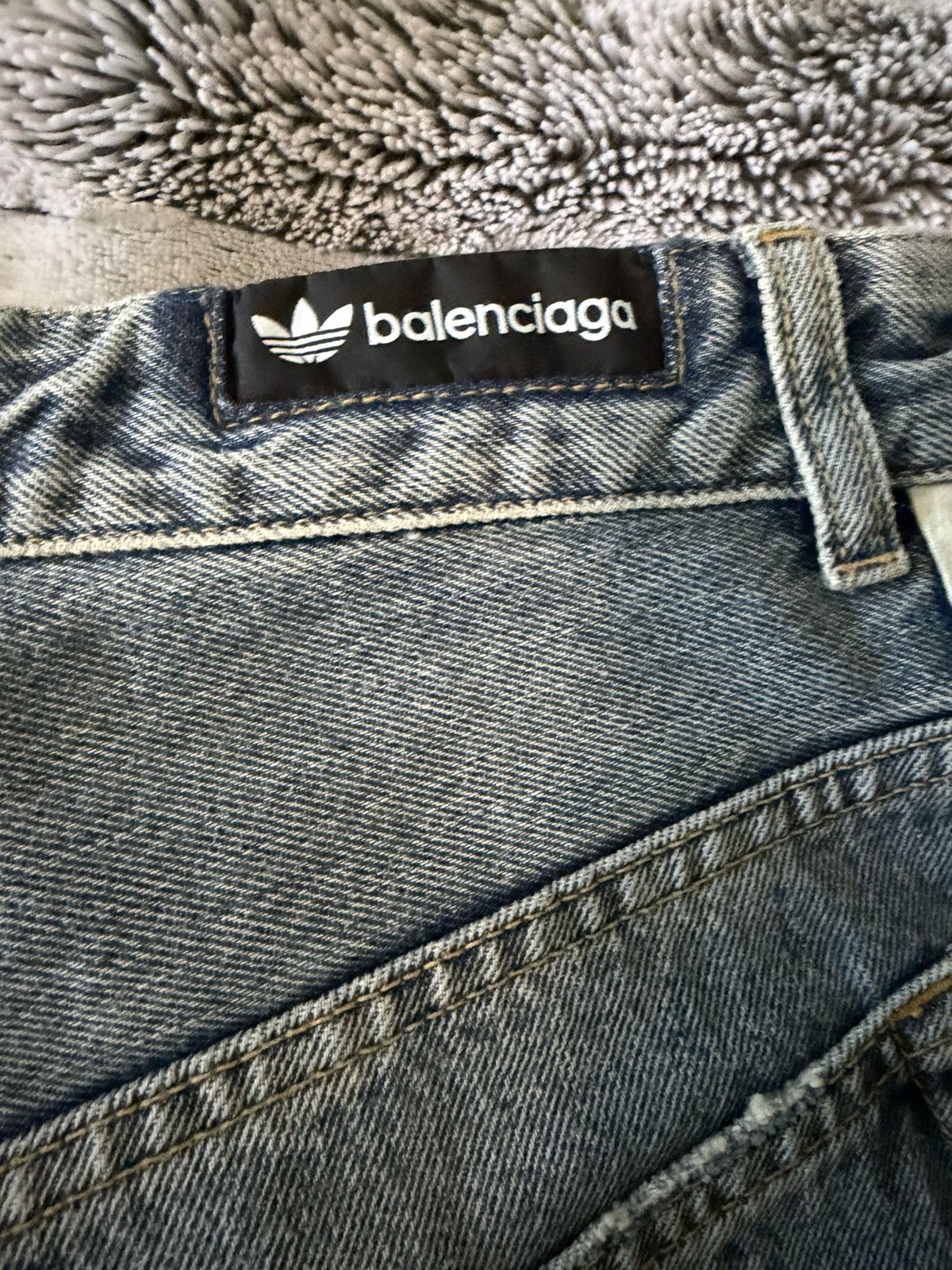 Adidas × Balenciaga Balenciaga x Adidas Jeans - Blue Size US 32 / EU 48 - 3 Thumbnail