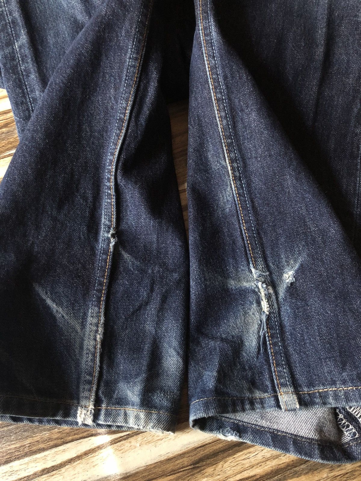 Levi's Size 31x34 Vintage 501 USA Button Fly Late 90s Blue Denim Size US 28 / EU 44 - 11 Thumbnail