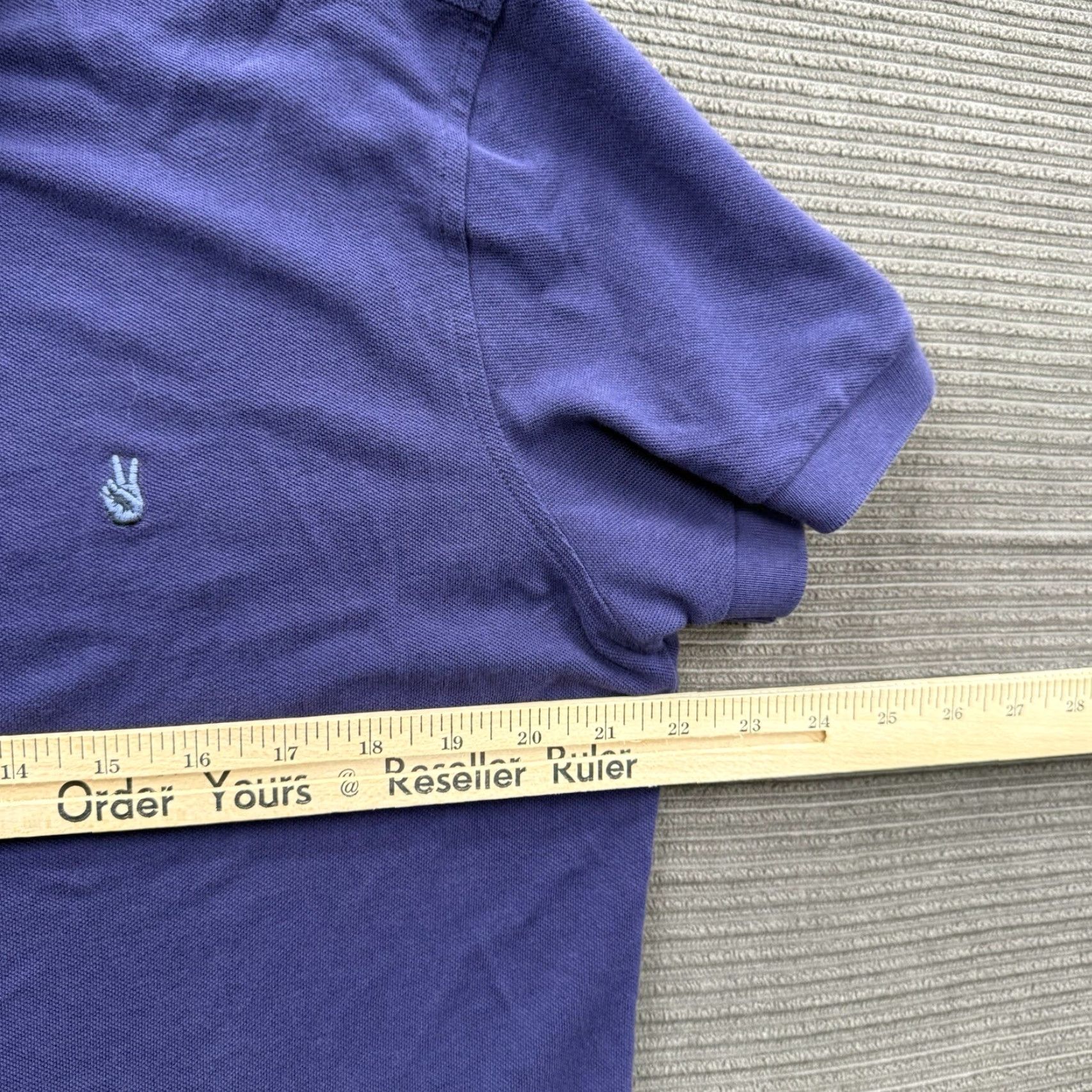 John Varvatos John Varvatos Polo Shirt Men Large Purple Cotton Golf Outdoors Preppy Size US L / EU 52-54 / 3 - 4 Thumbnail