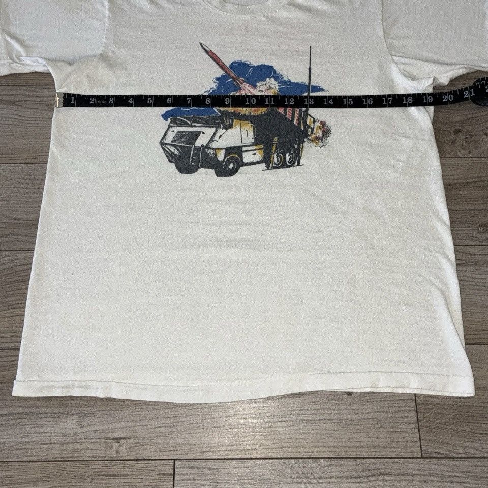Hanes 90s military nuclear missile tee shirt Size US M / EU 48-50 / 2 - 6 Thumbnail